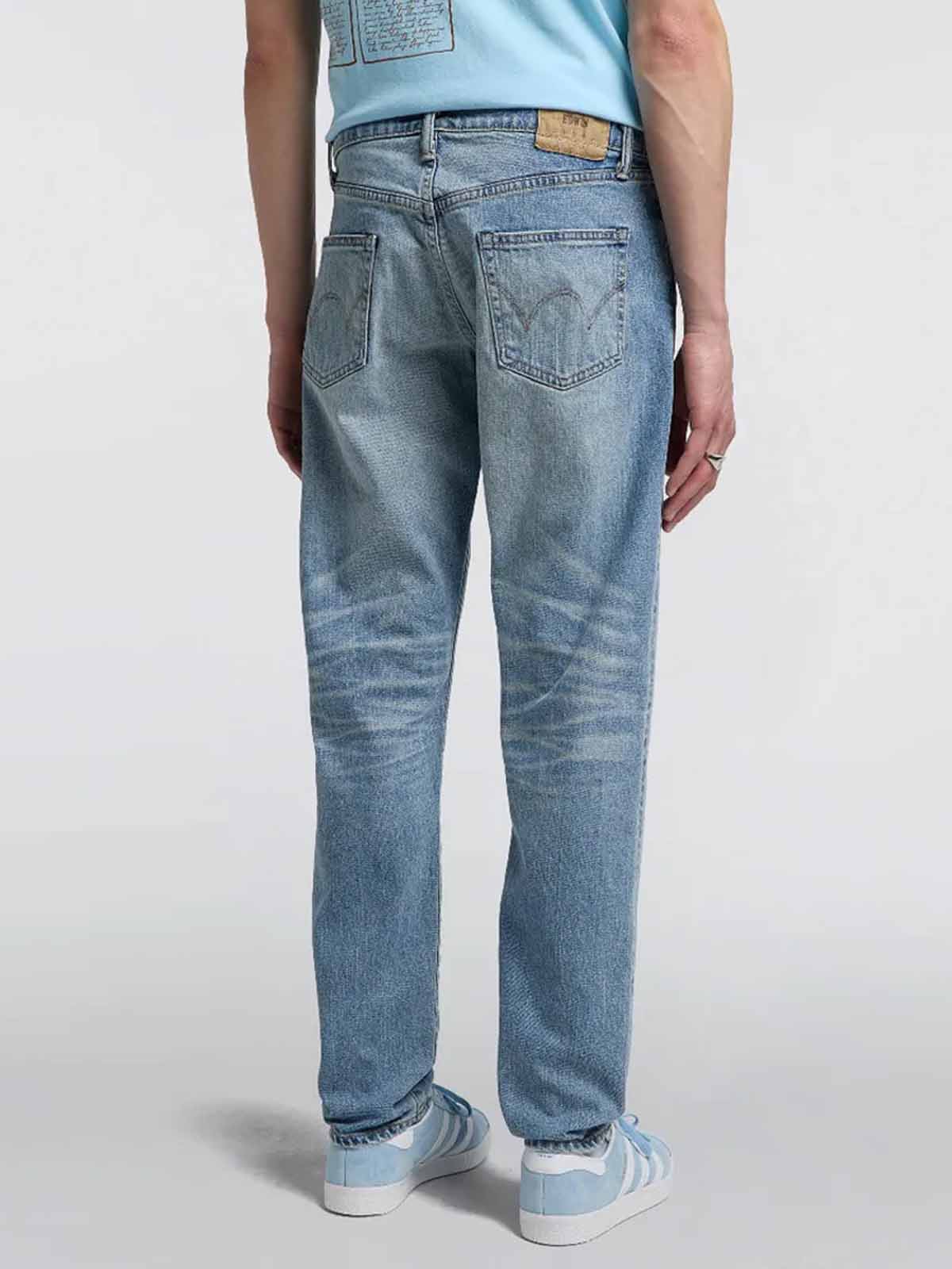 Edwin Regular Tapered Kaihara Denim 13 oz Blue Light Used L32