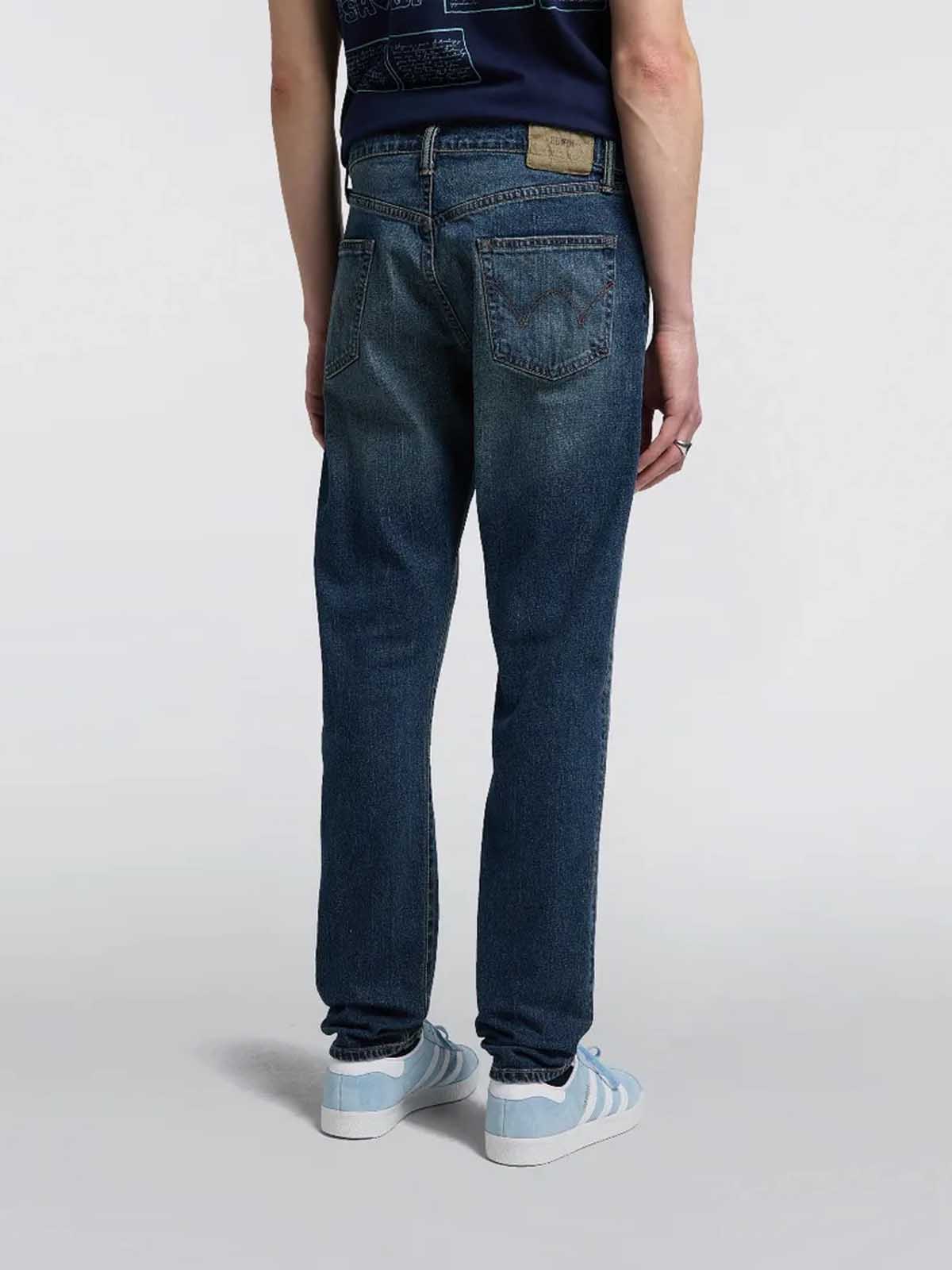 Edwin Slim Tapered Kaihara 13oz Blue Dark Used L32