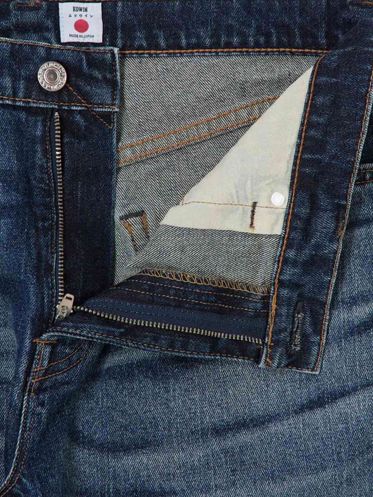 Edwin Slim Tapered Kaihara 13oz Blue Dark Used L30