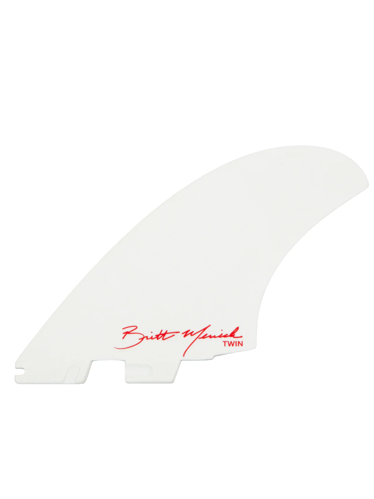 FCS II Fins Britt Merrick Twin Fin Black White Grey