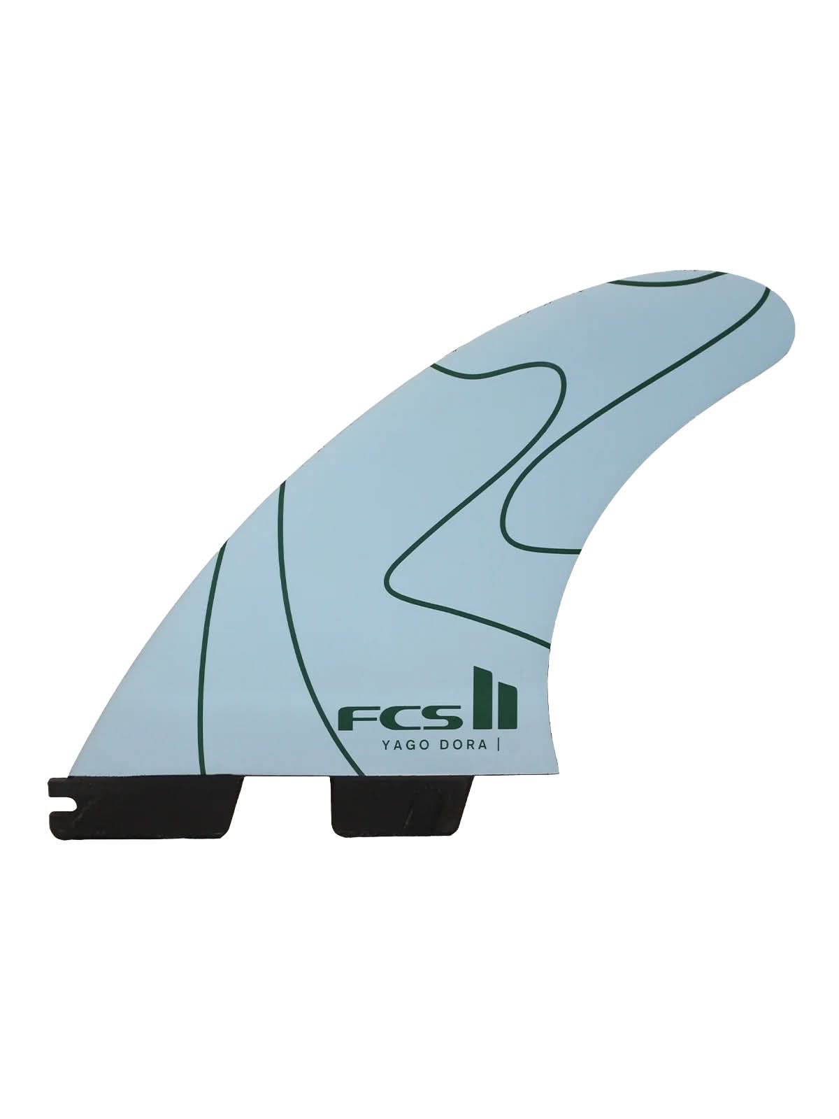 FCS II Fins Yago Dora PC Tri Fin Set Flux Large