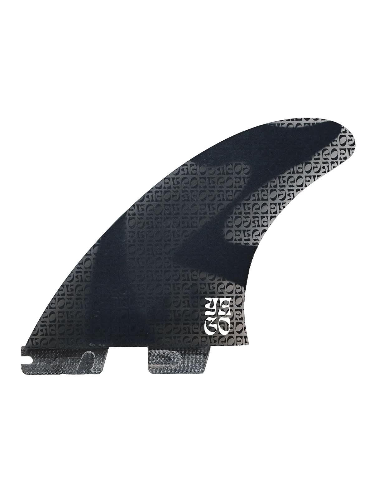 FCS II Fins Yago Dora PG Tri Fin Set Smoke Large