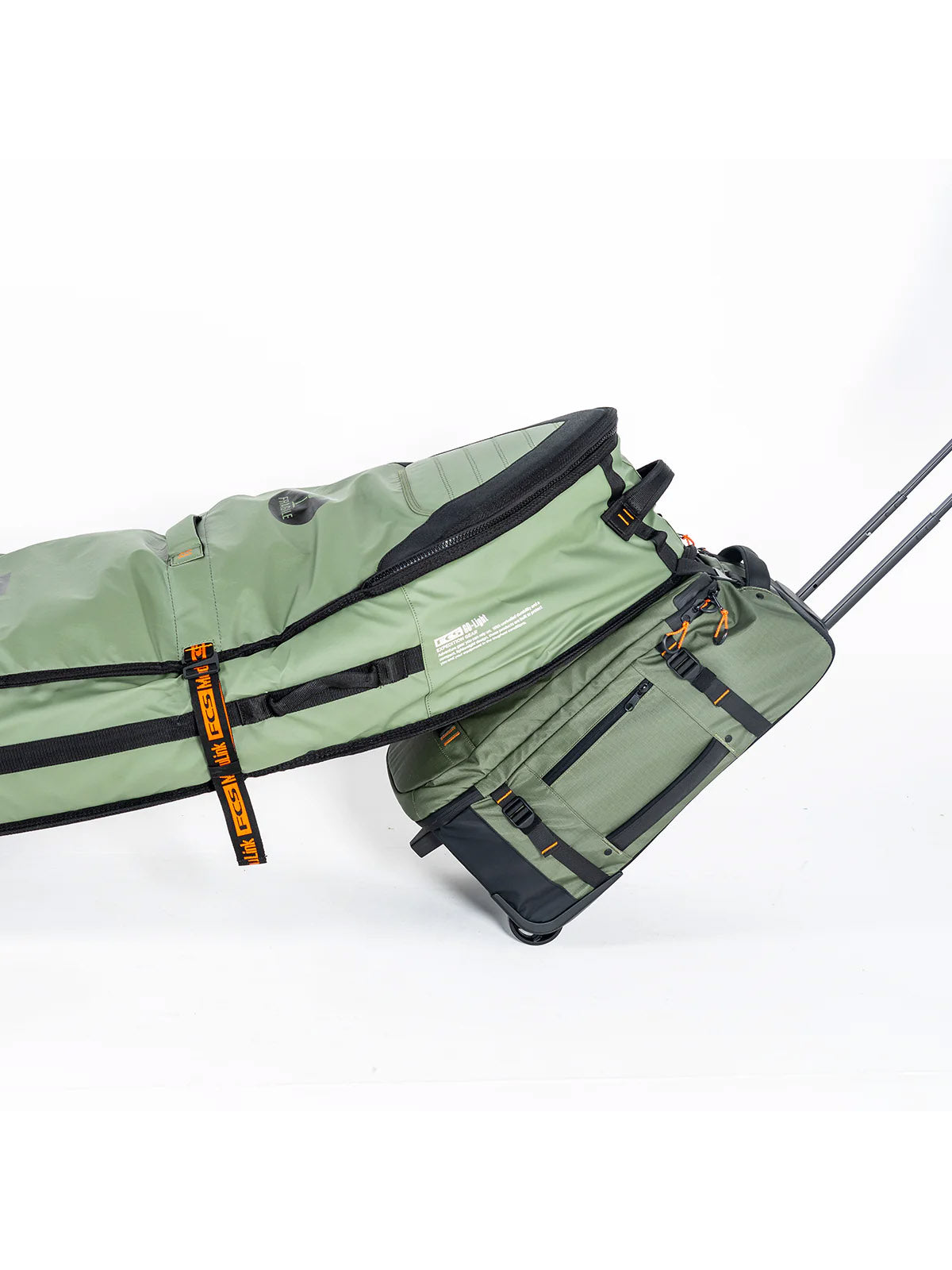 FCS Travel 4 Shortboard/Fish Wheelie Cover 6'3" Alpine