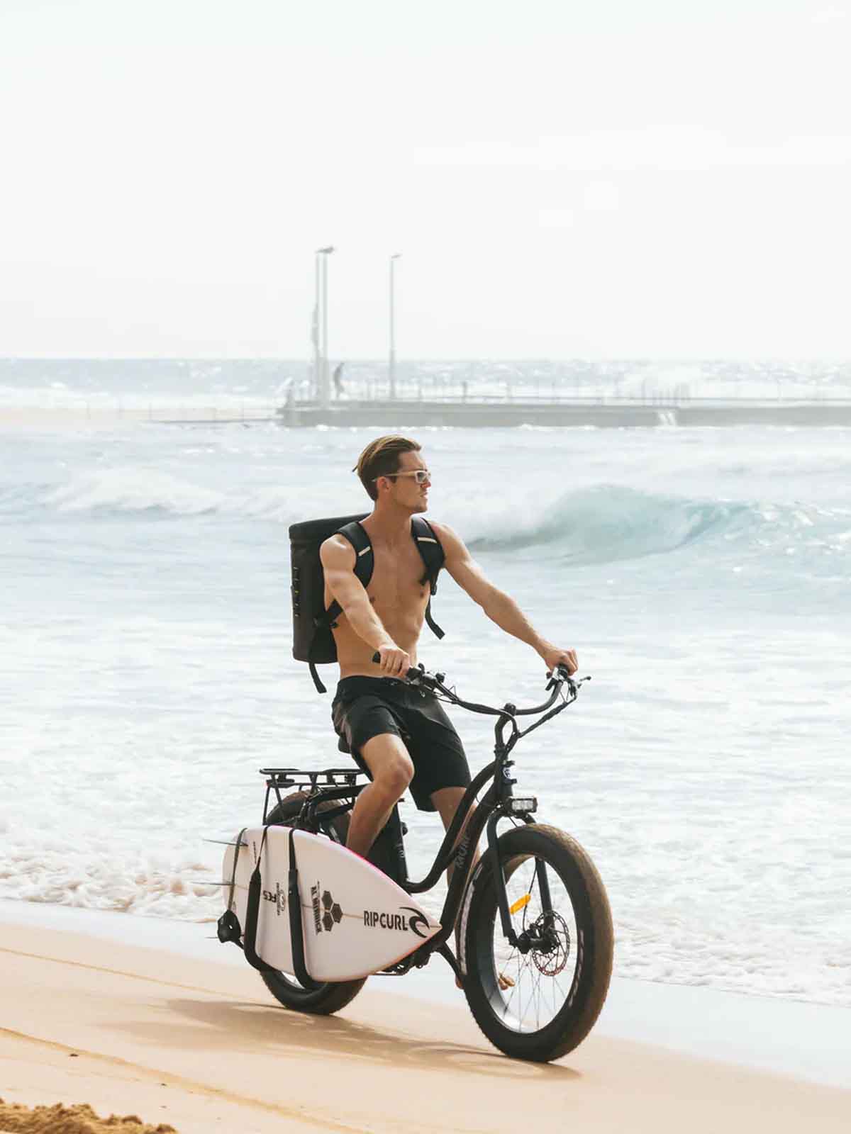 FCS Bike Surfboard Rack Seat Mount Black