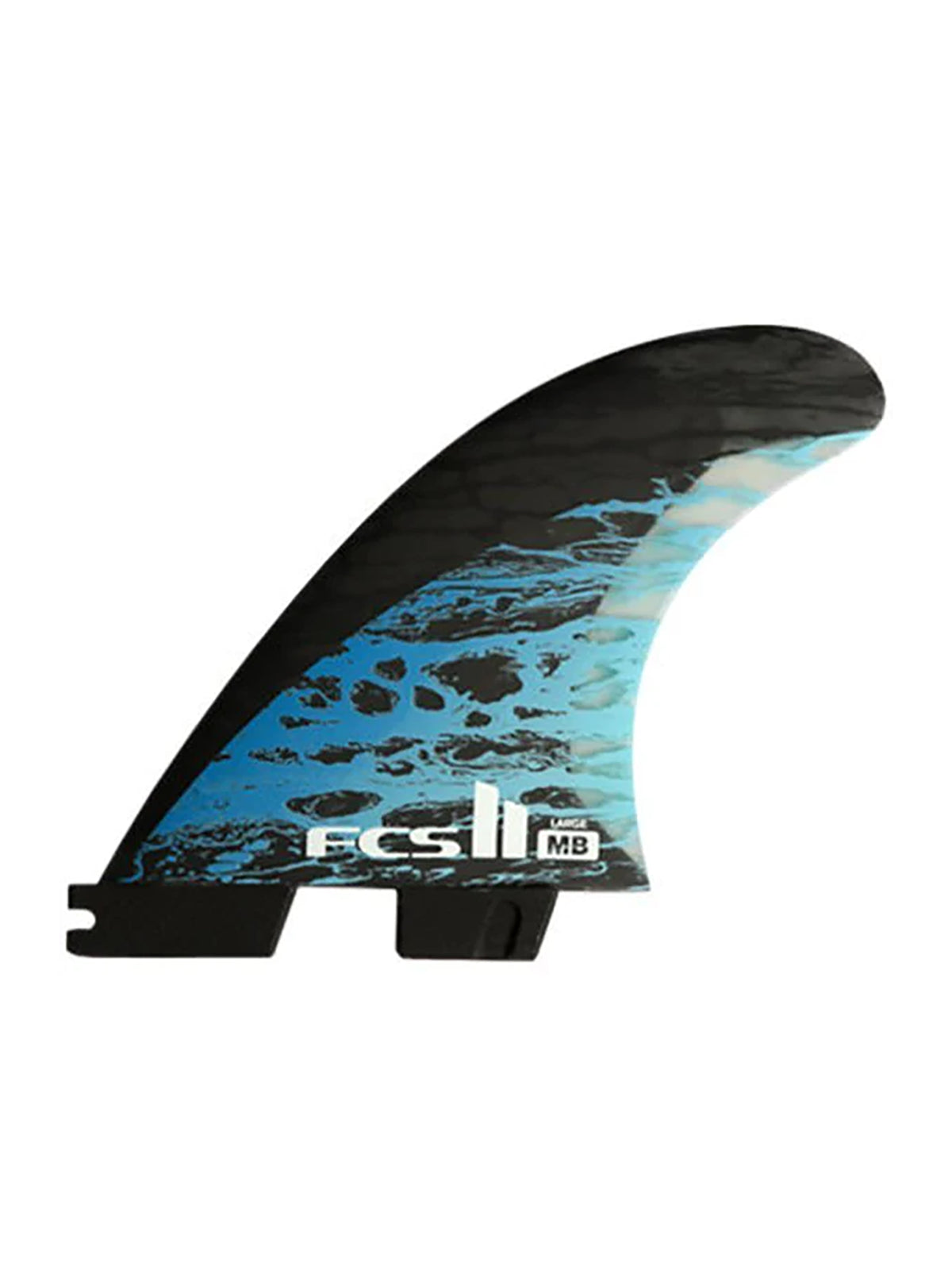 FCS II Fins MB PC Carbon Tri Set Fin Blue Large