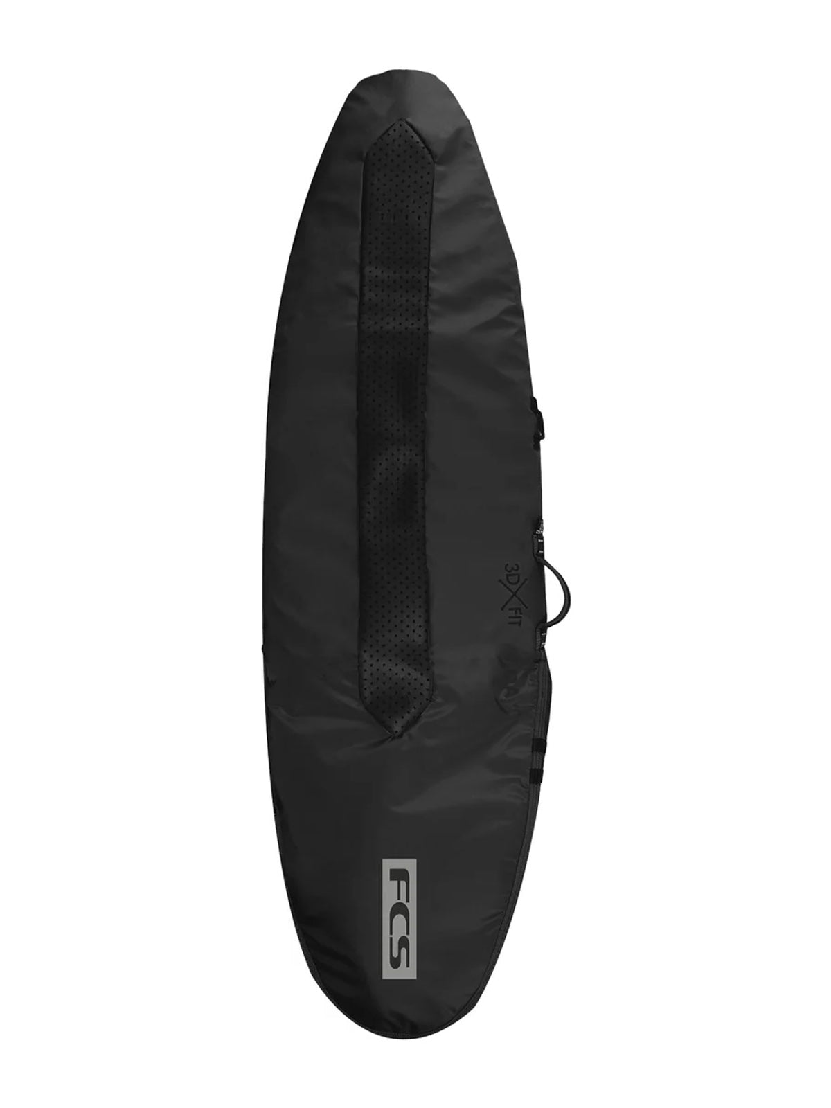 FCS Fins Surfboardbag Day Fun Cover 5'6" Black Warm Grey