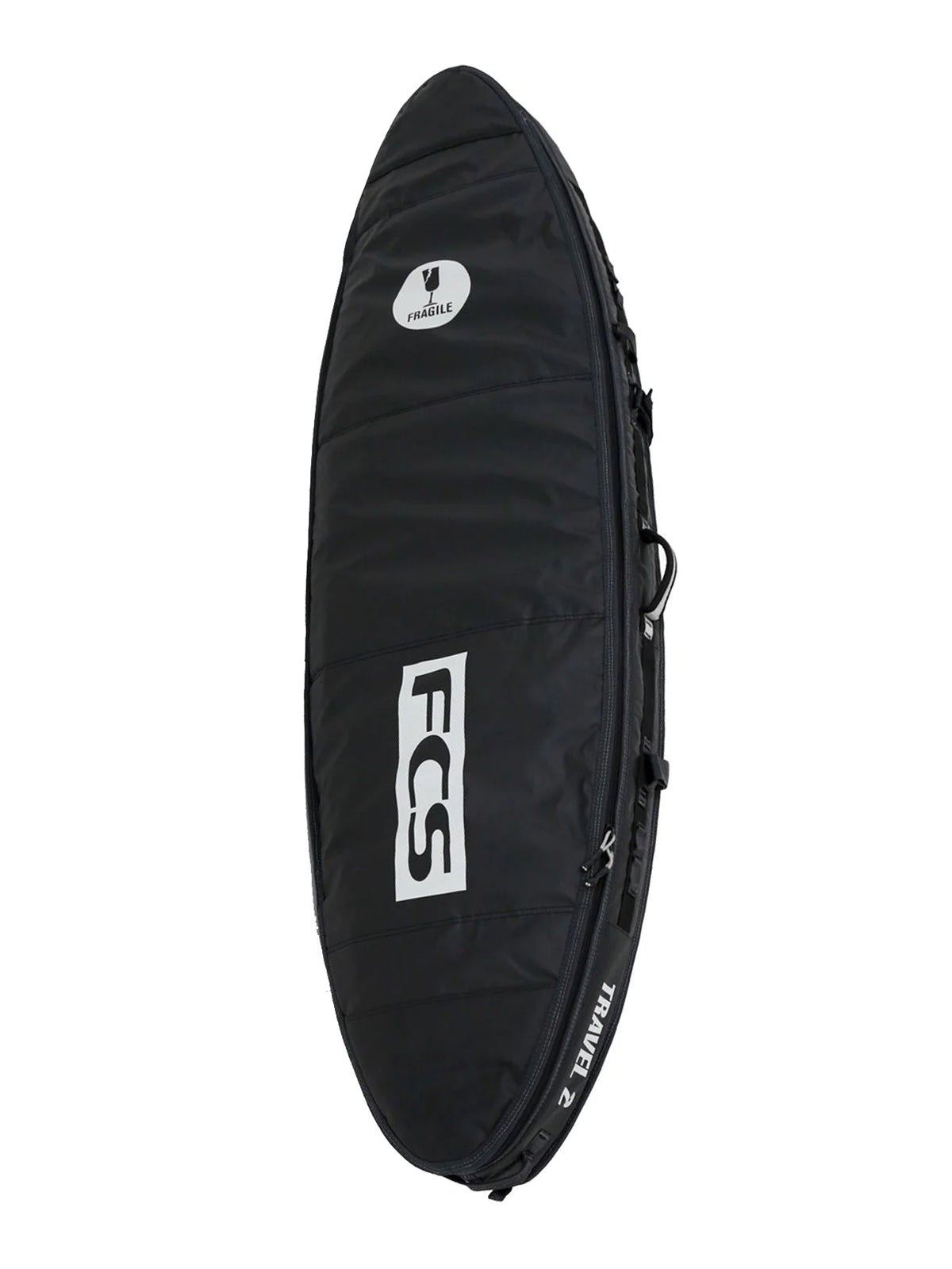 FCS Fins Surfboardbag Travel 2 All Purpose 6'0 Black Grey