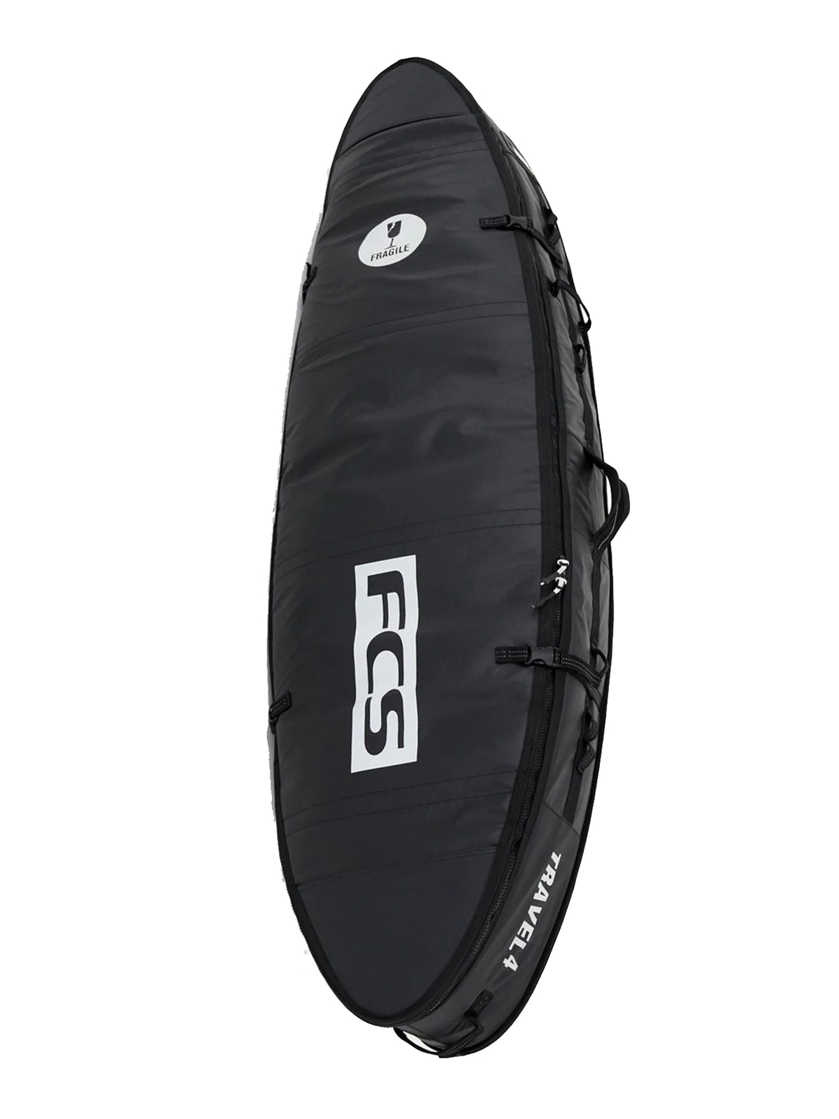 FCS Fins Surfboardbag Travel 4 All Purpose 6'3 Black Grey