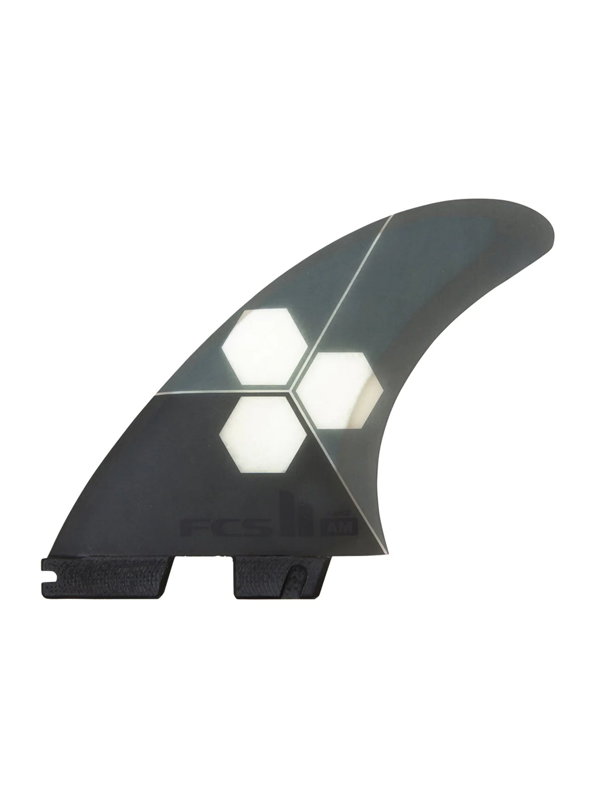 FCS II Fins Fins AM PC AirCore Tri Quad Set Grey Large (5 Fin)