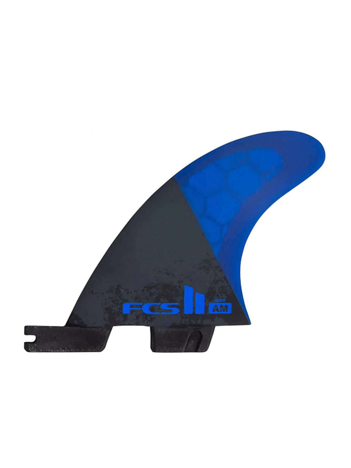 FCS II Fins AM PC Tri-Quad Fin Set Cobalt Medium