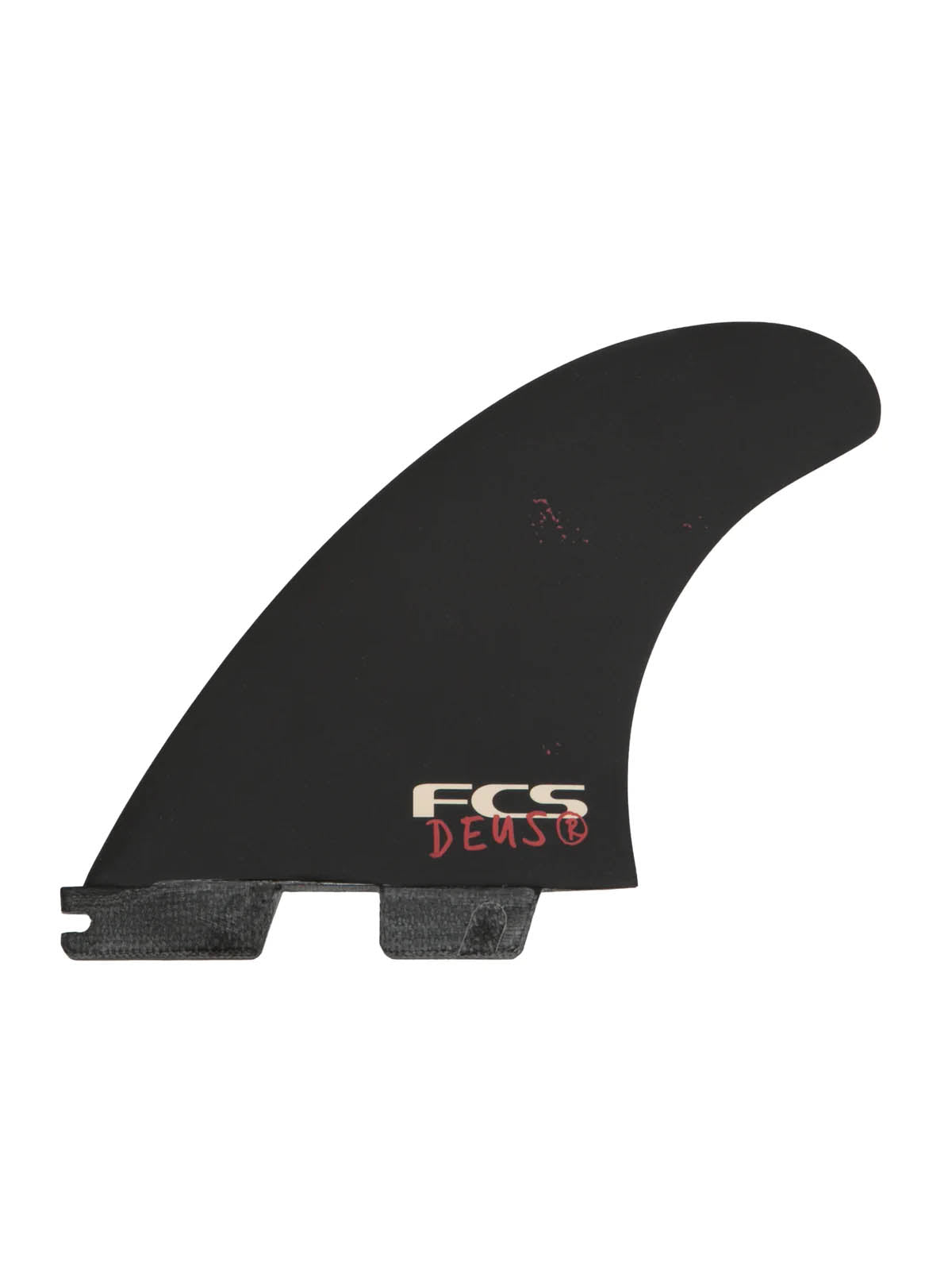 FCS II Fins Deus PC Tri Fins Large Red Black White