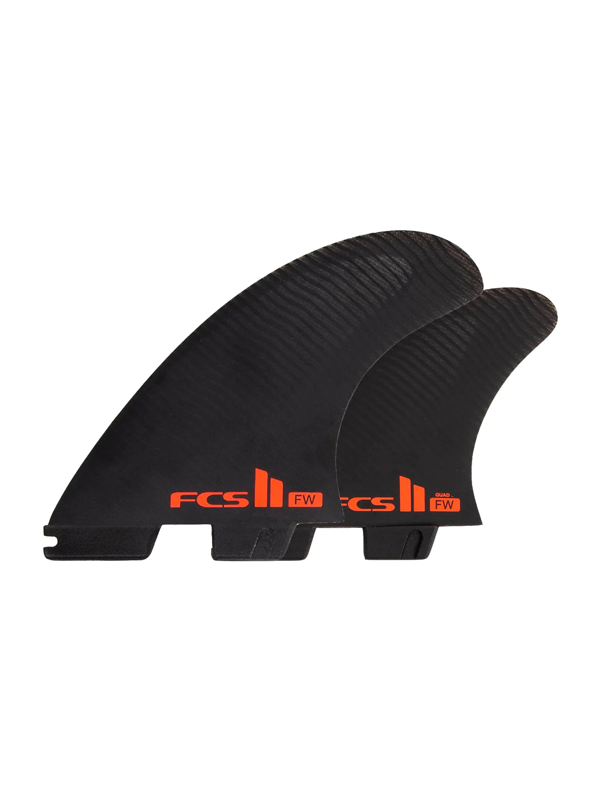 FCS II Fins FW PC Aircore Tri-Quad Fin Set Medium Black