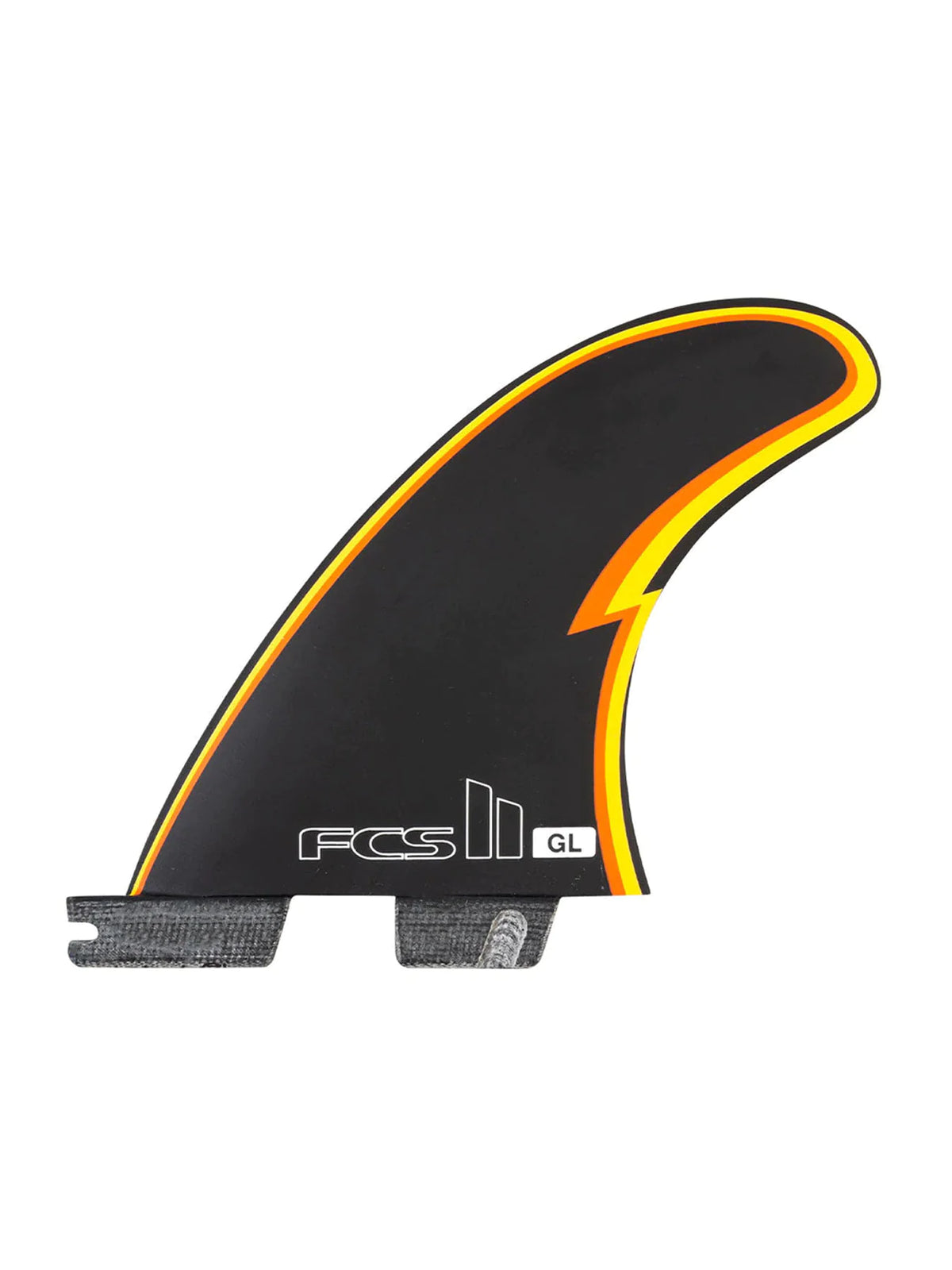 FCS II Fins GL PC Tri-Quad Fins Medium Black