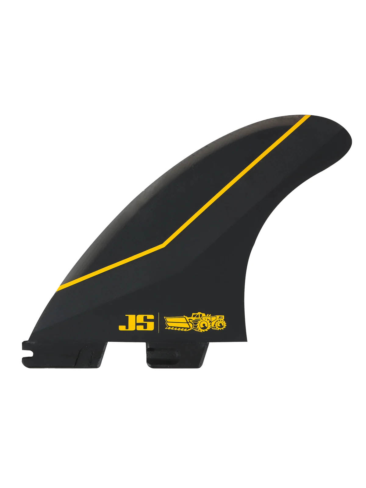 FCS II Fins JS PC Tri Fins Carbon Black Large