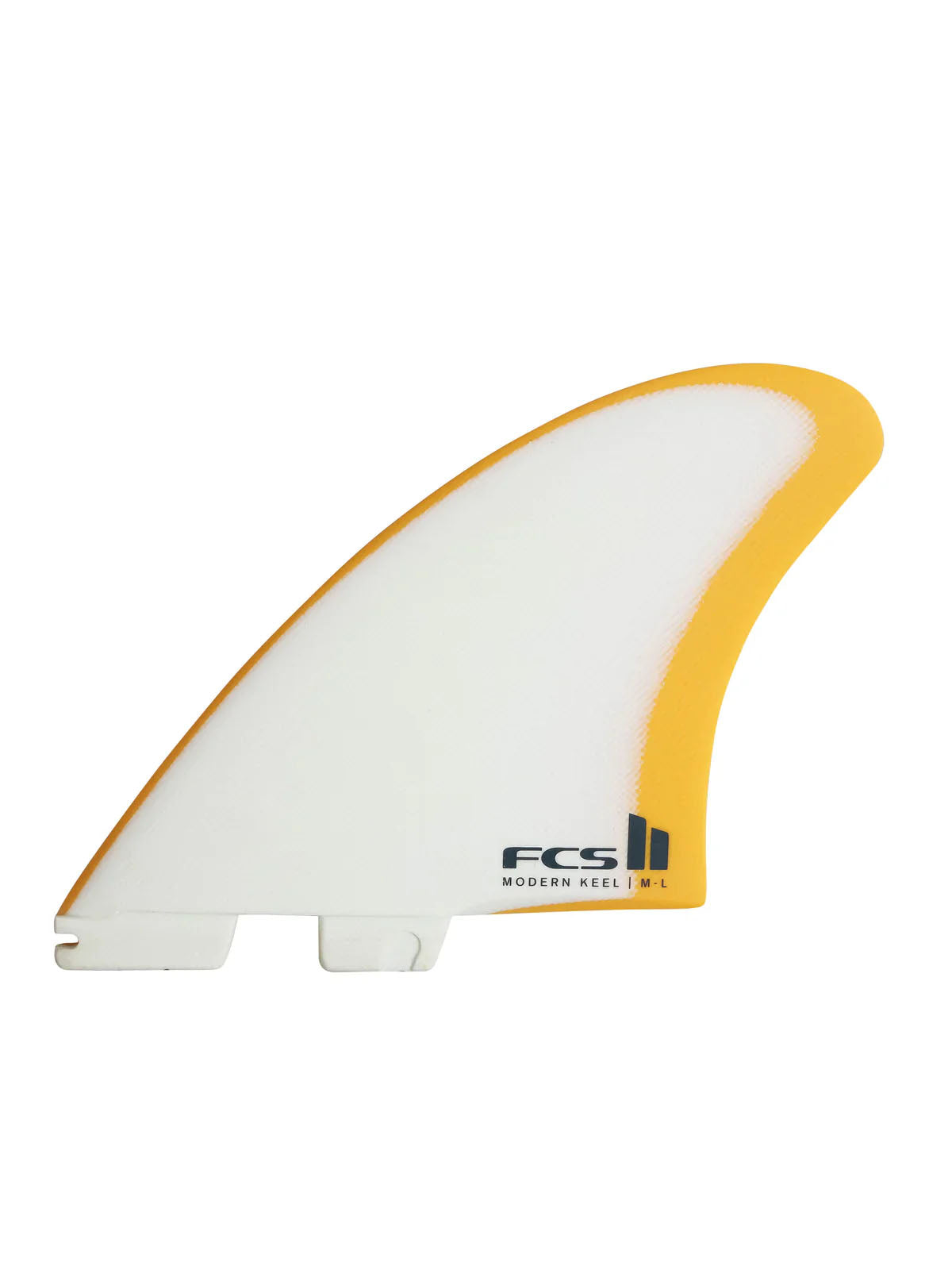 FCS II Fins Modern Keel PG Twin Mango White