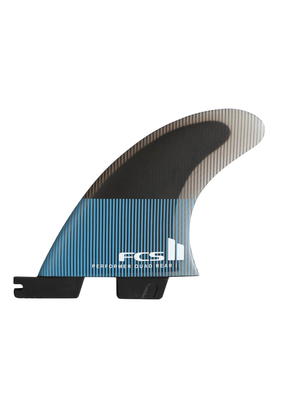FCS II Fins Performer PC Tranquil Blue Quad Rear Fins Medium