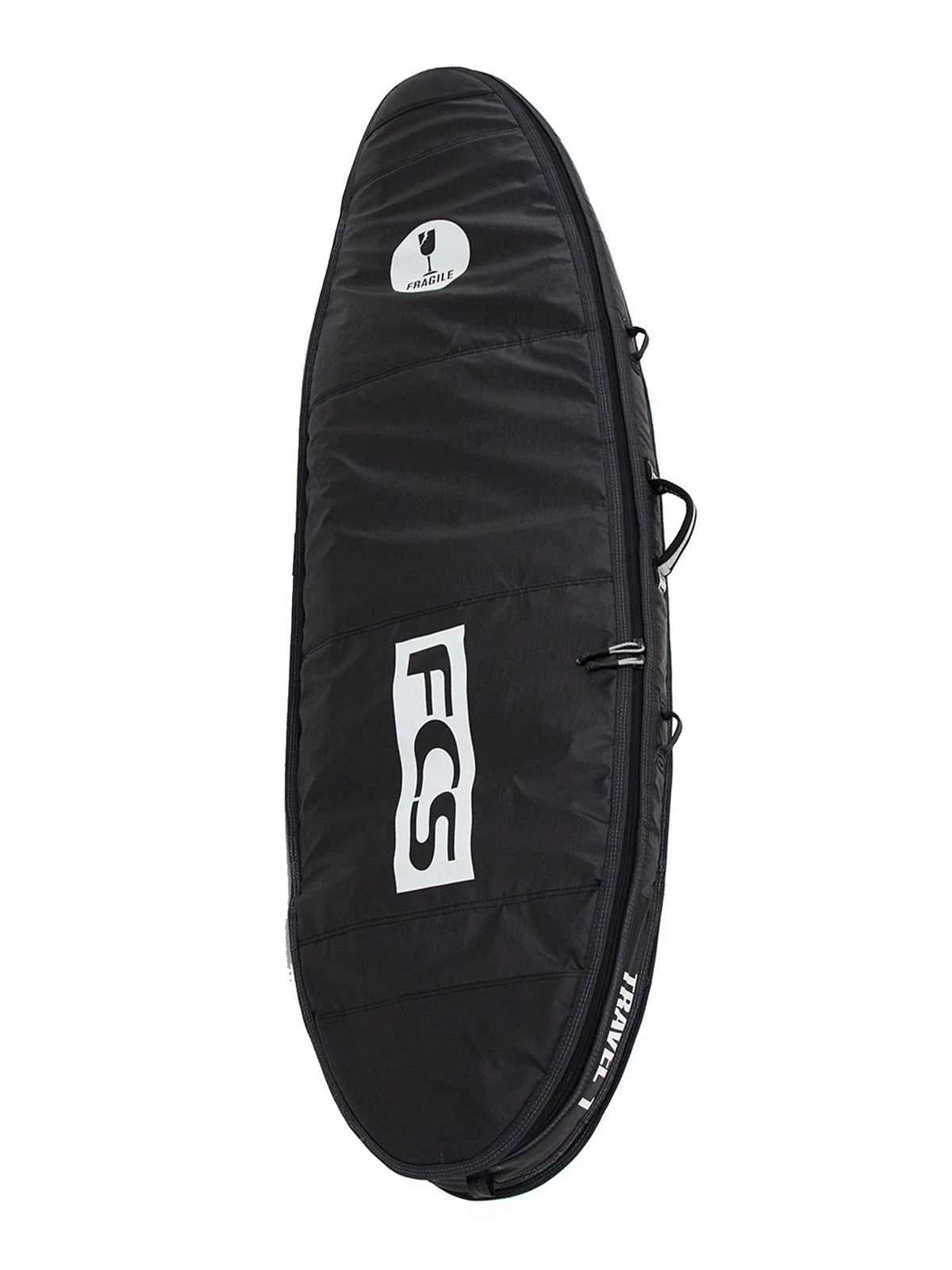 FCS Fins Surfboardbag Travel 1 Funboard 6'7 Black Grey