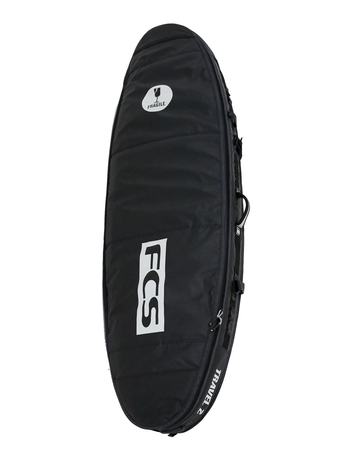 FCS Fins Surfboardbag Travel 2 Funboard 7'0 Black Grey