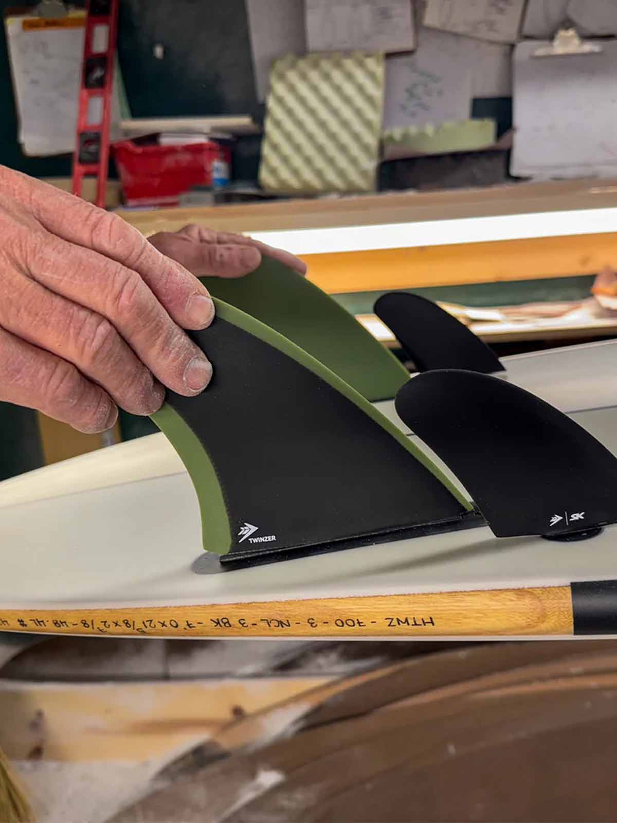 Firewire Surfboards Stu Kenson Twinzer Fin Set Army