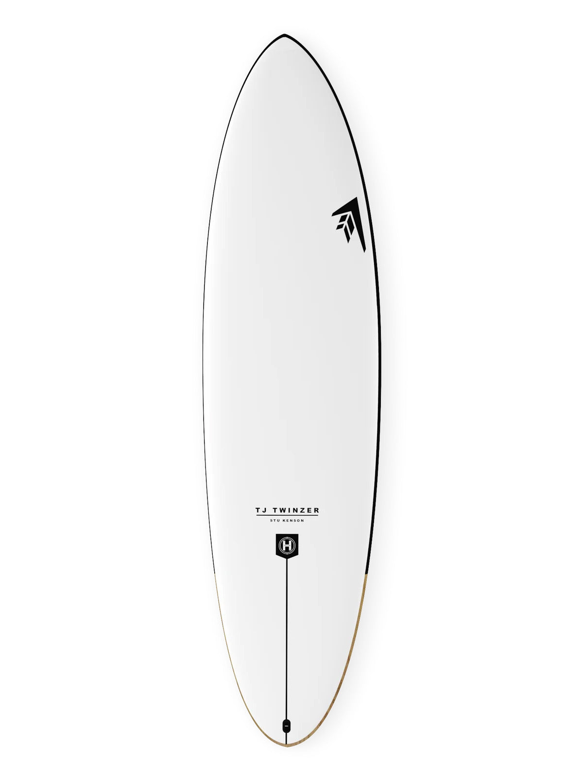 Firewire Surfboards Taylor Jensen Twinzer Helium Core Round Pin White 7'4