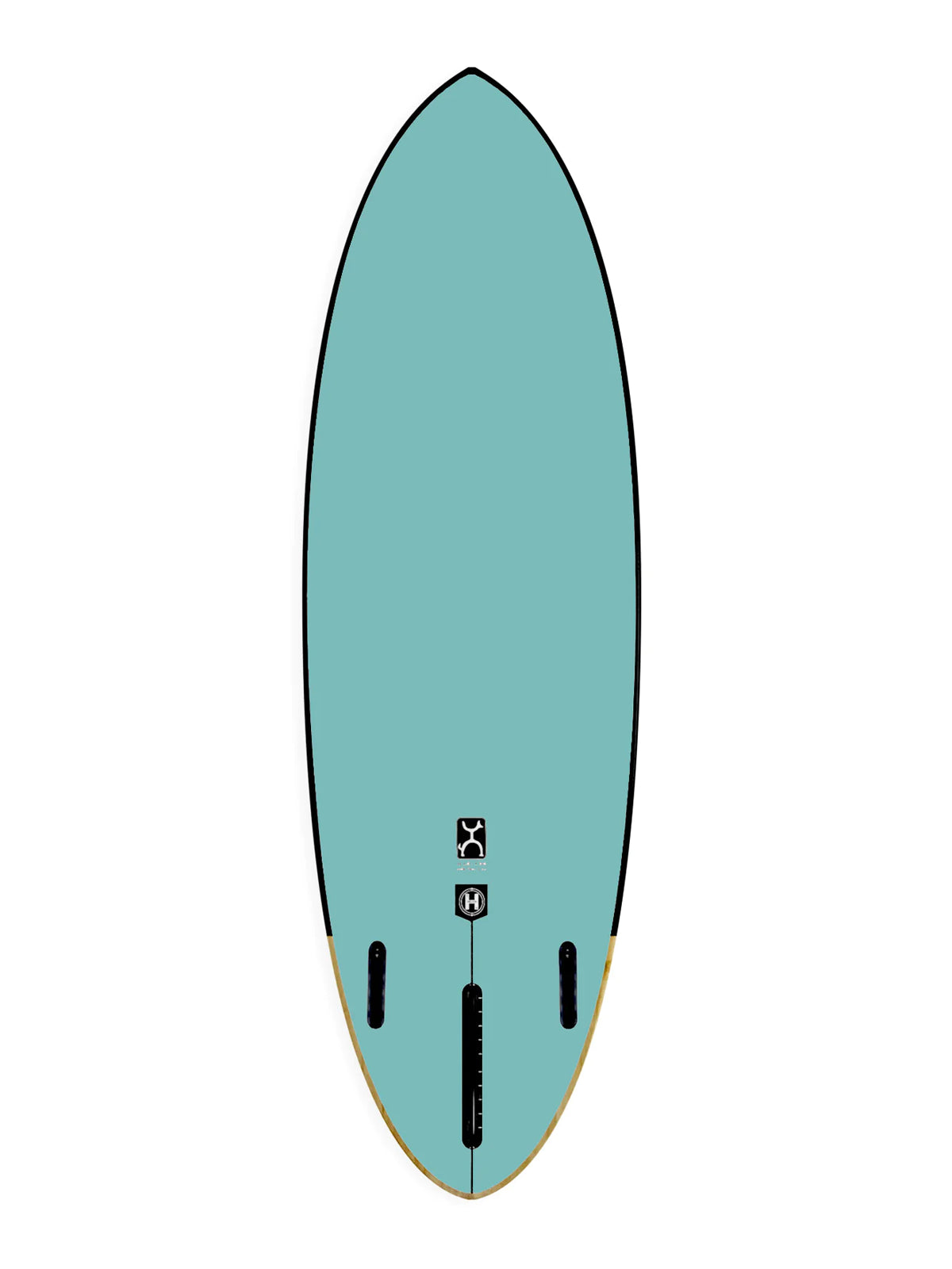 Firewire Surfboards Helium Sunday Futures 2 + 1 Fin 6'0 Round Sea Foam