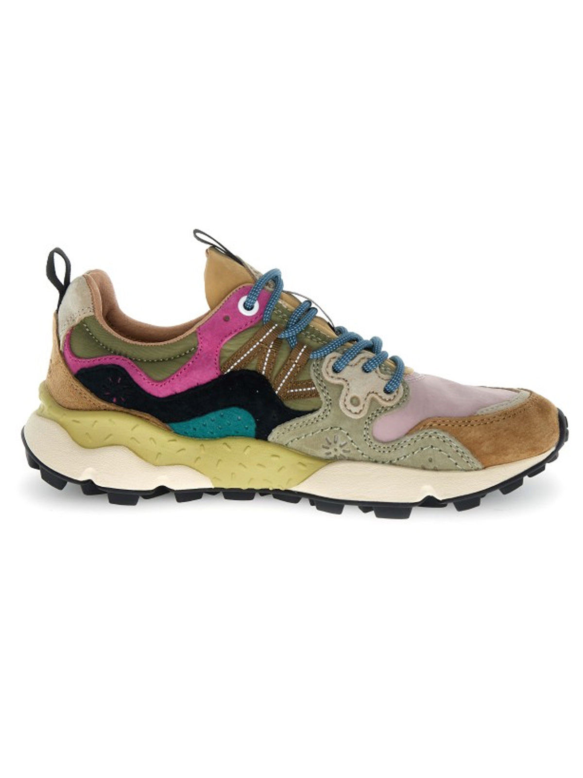 Flower Mountain Yamano 3 Woman Suede/Nylon Light Brown-Rose-Taupe