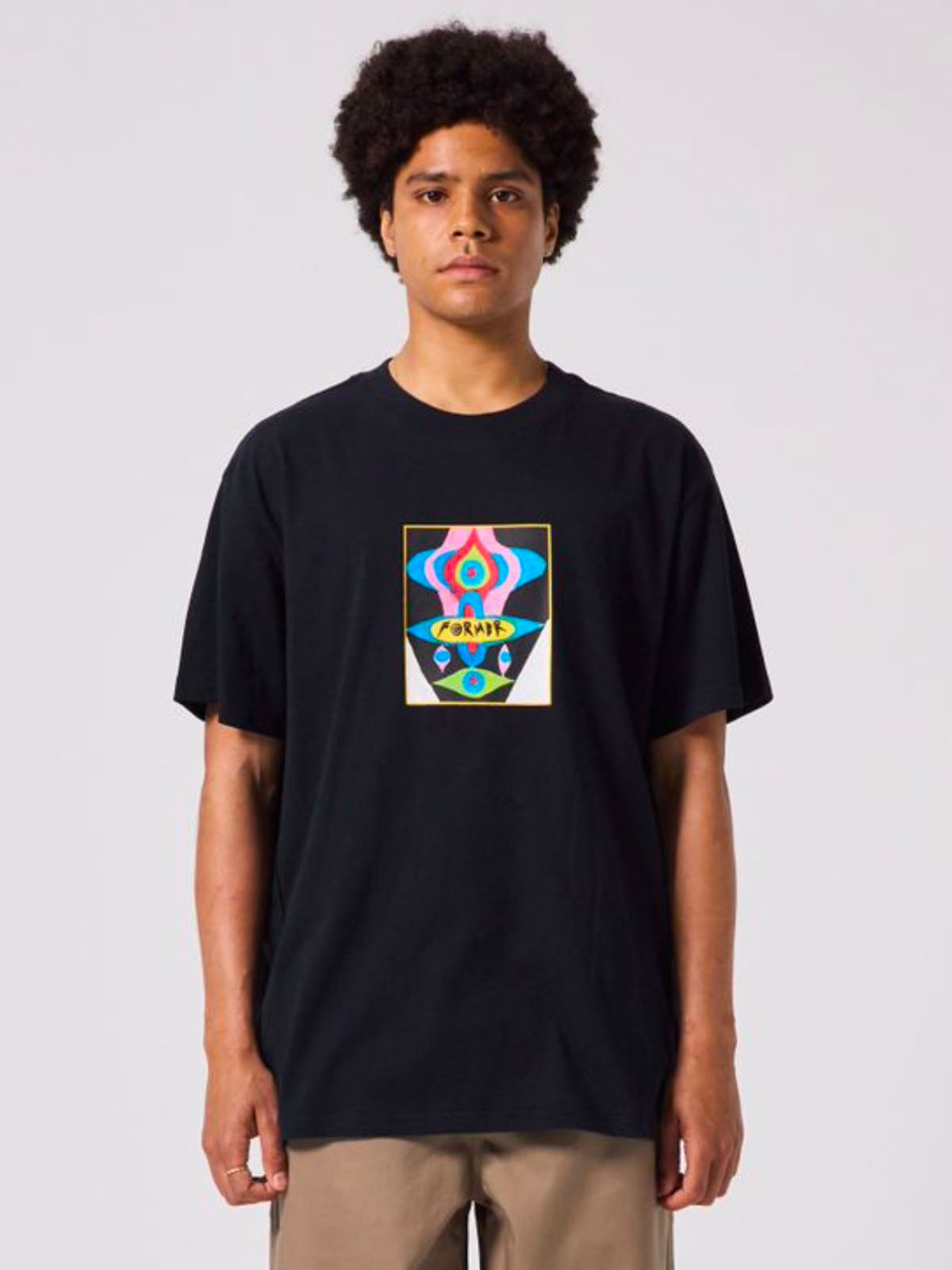 Former Droid Pastel T-Shirt Black
