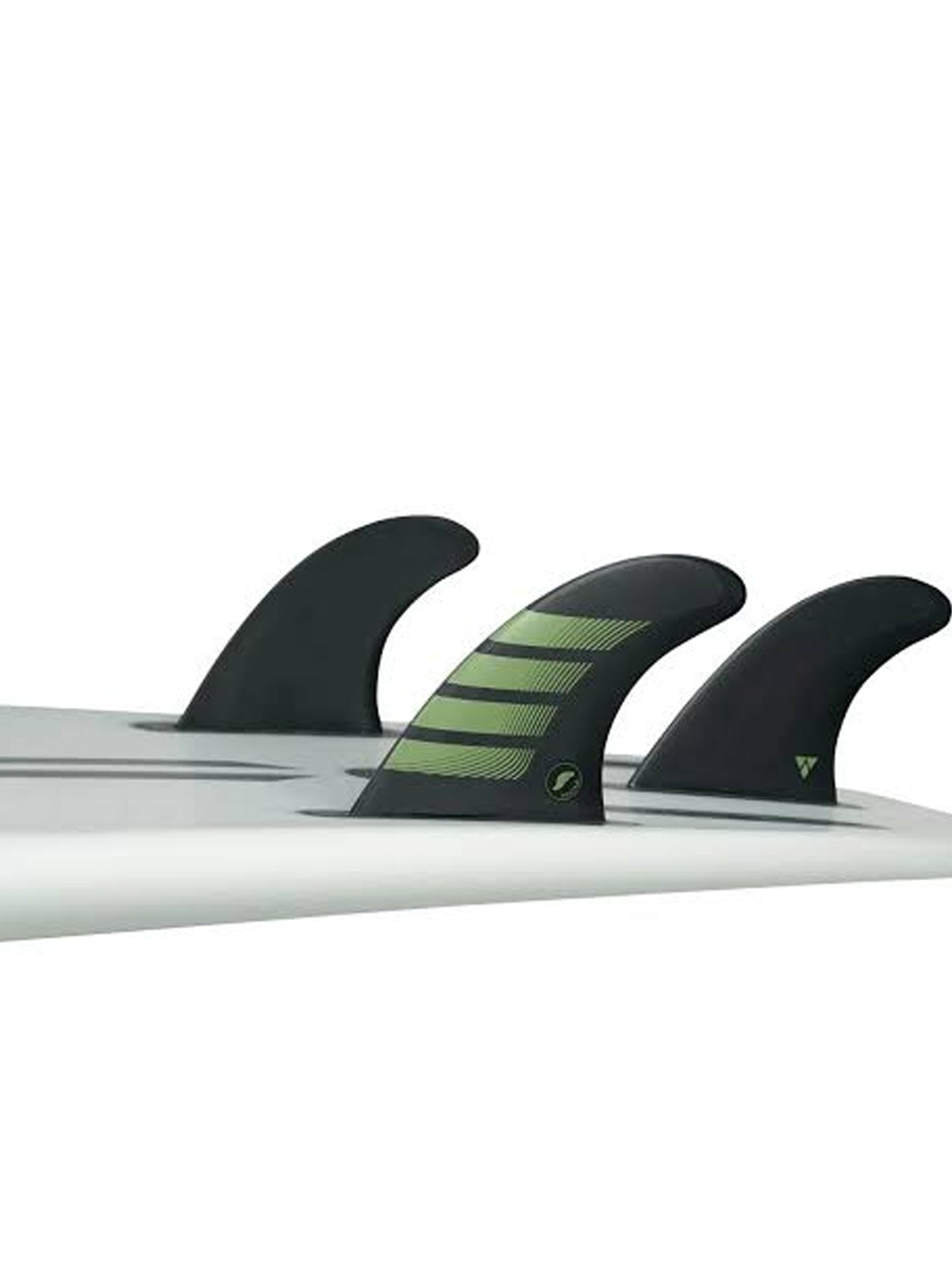 Futures Fins F8 Thruster Alpha Series Carbon Green