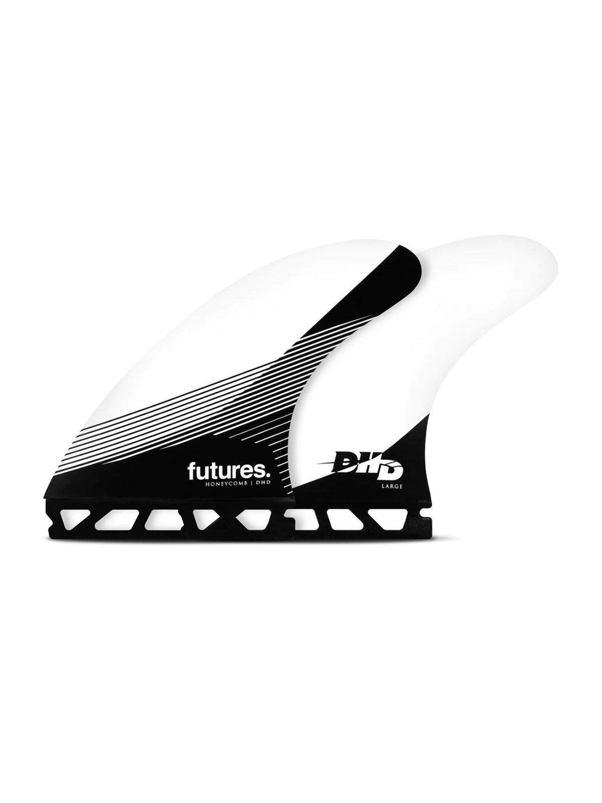 Futures Fins DHD Honeycomb Thruster Black White