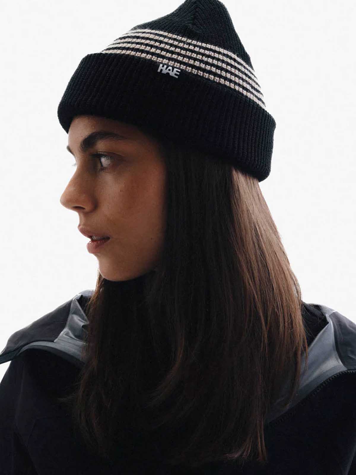 HAE Beanie Pathfinder Black Beige