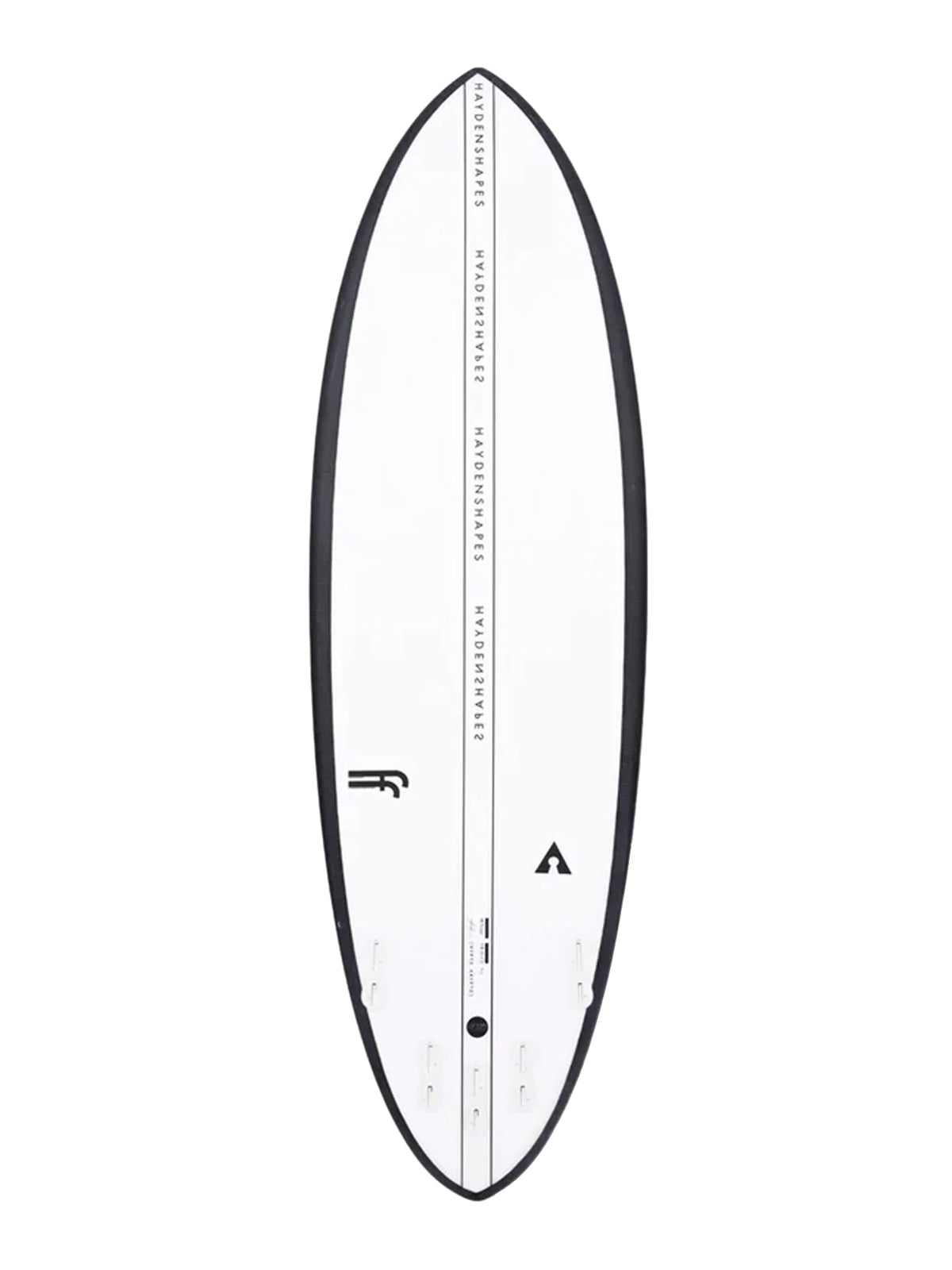 Haydenshapes Hypto Krypto FF 5'8" V FCSII Clear
