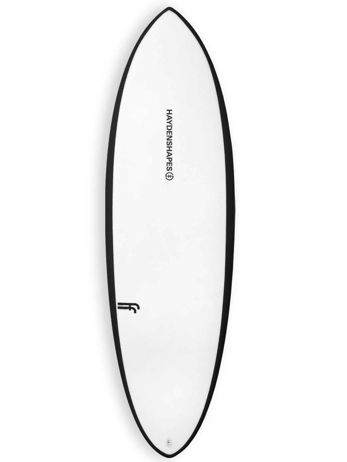 Haydenshapes Hypto Krypto FF 5'10" V FCSII Clear SS23