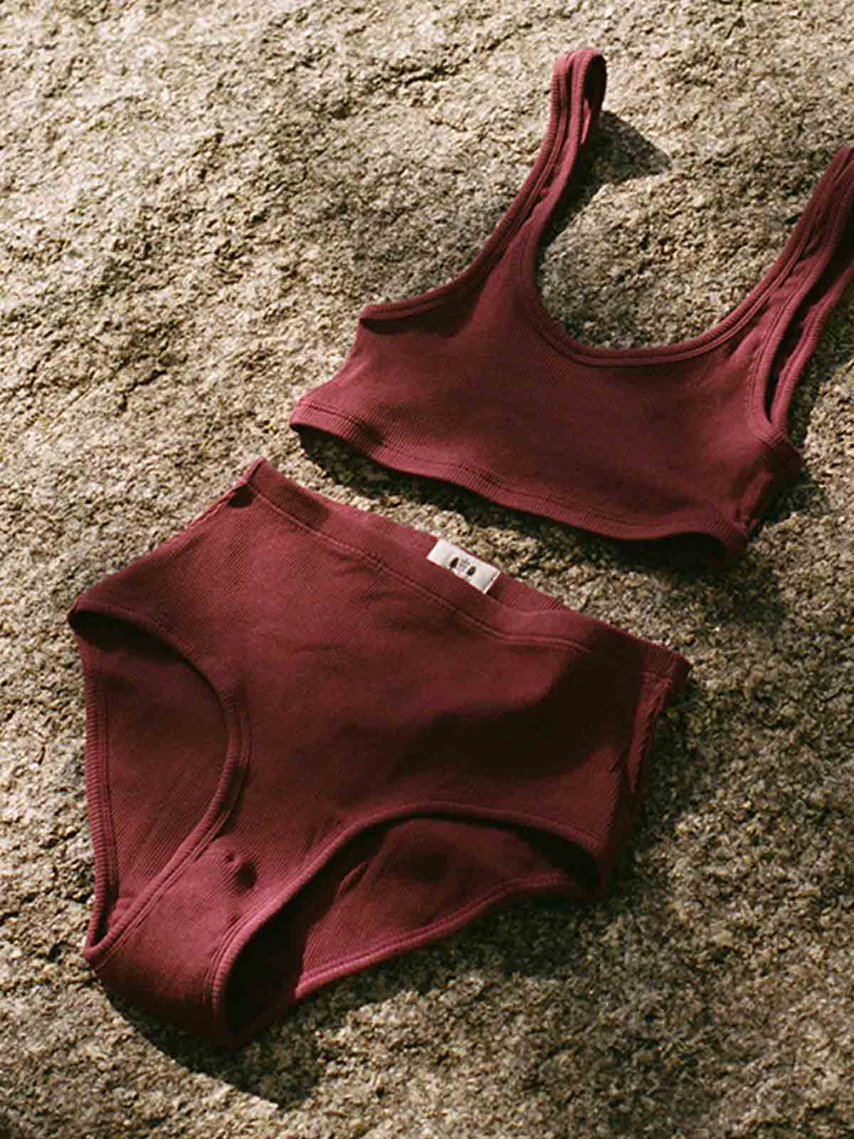 Hemen Biarritz Women Brief Luki Wine Red