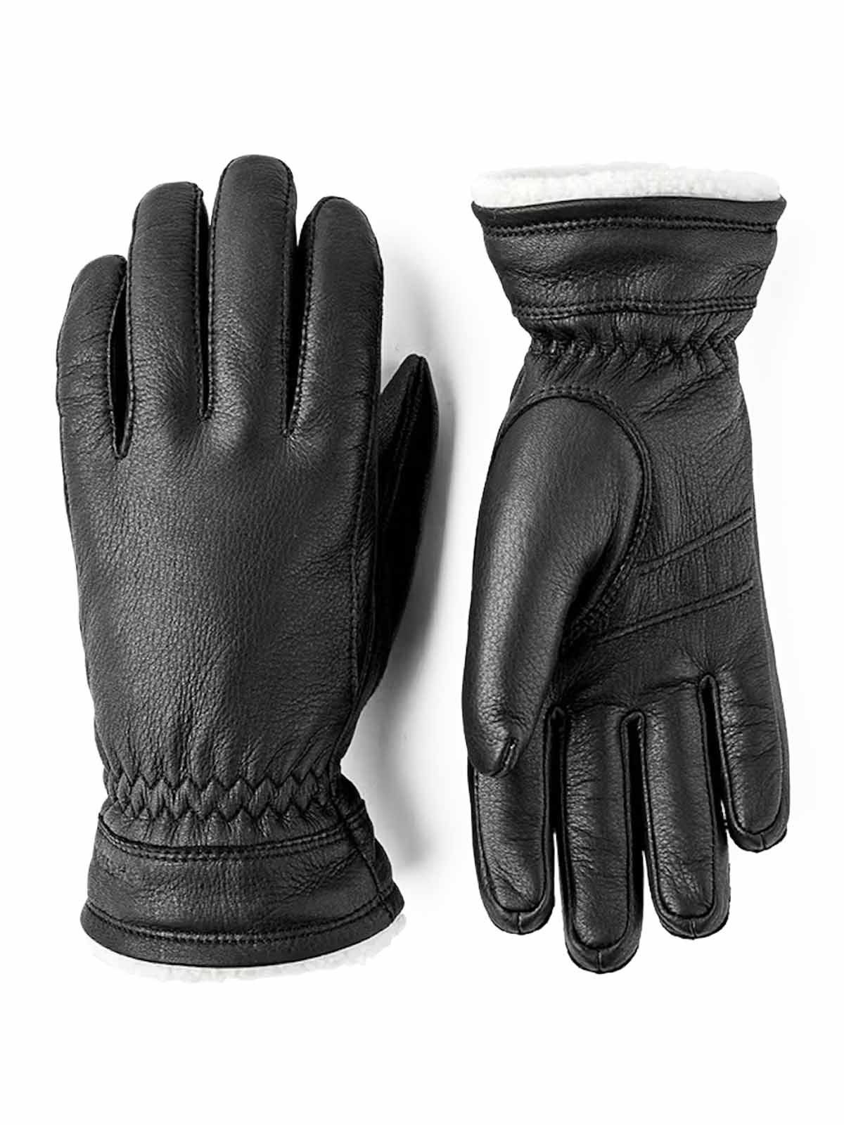 Hestra Gloves Women's Buvika Deerskin Black
