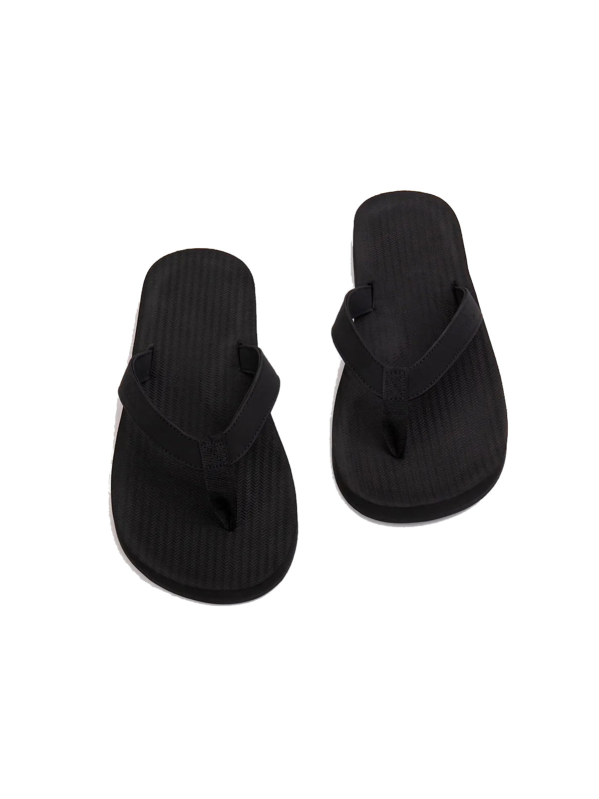 Indosole Mens ESSNTLS Flip Flops Black