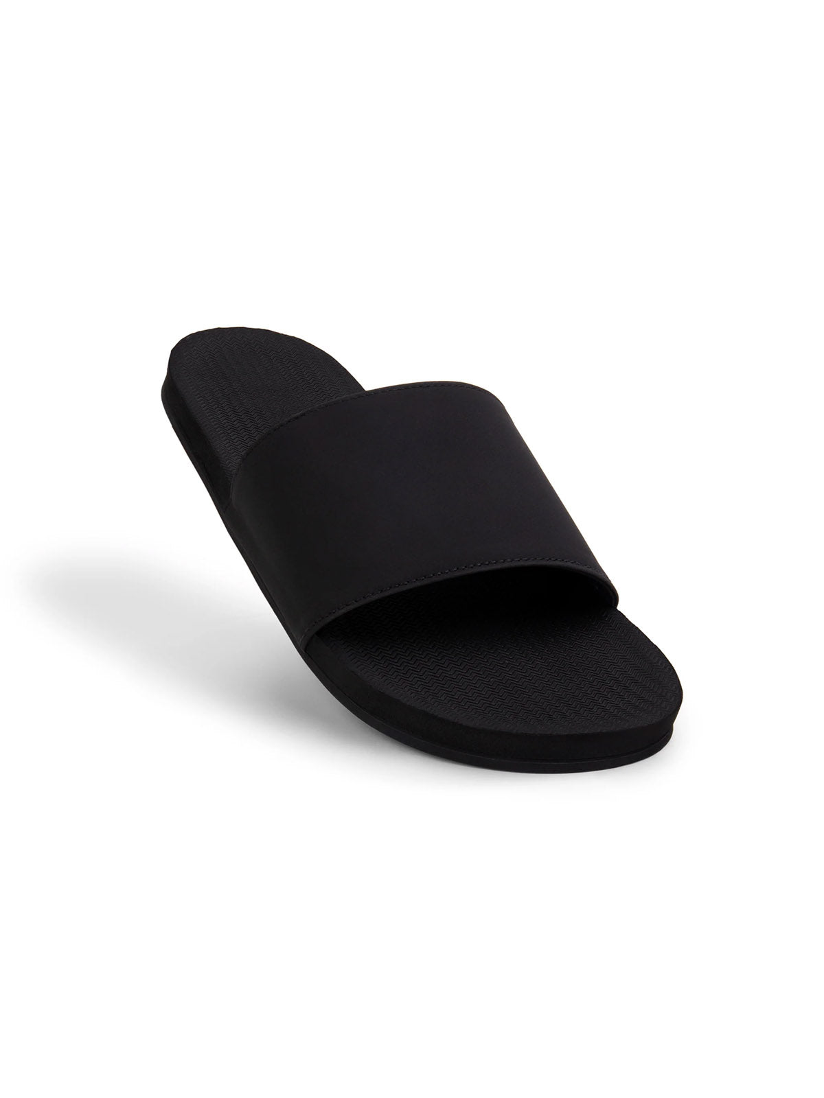 Indosole Mens Sandals Essntls Slides Black