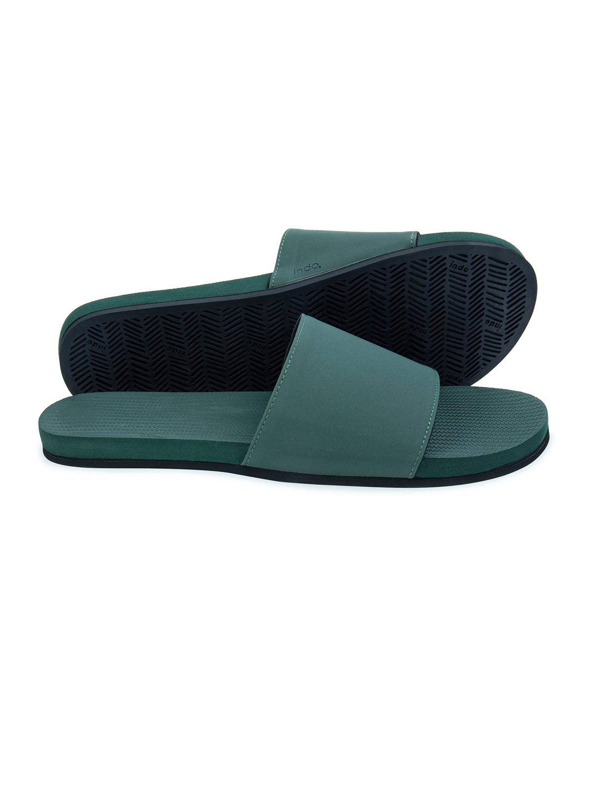 Indosole Mens Sandals Essntls Slides Leaf