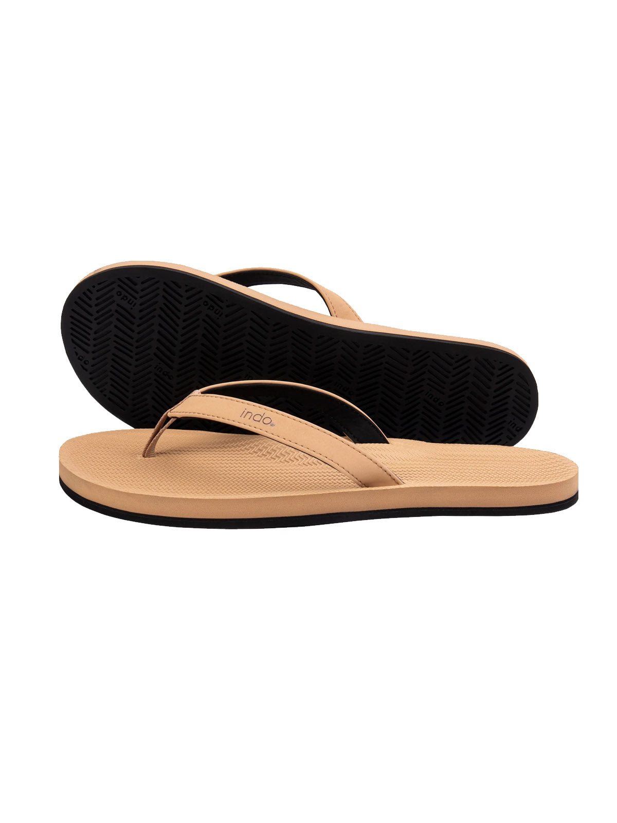 Indosole Womens ESSNTLS Flip Flops Soil Light