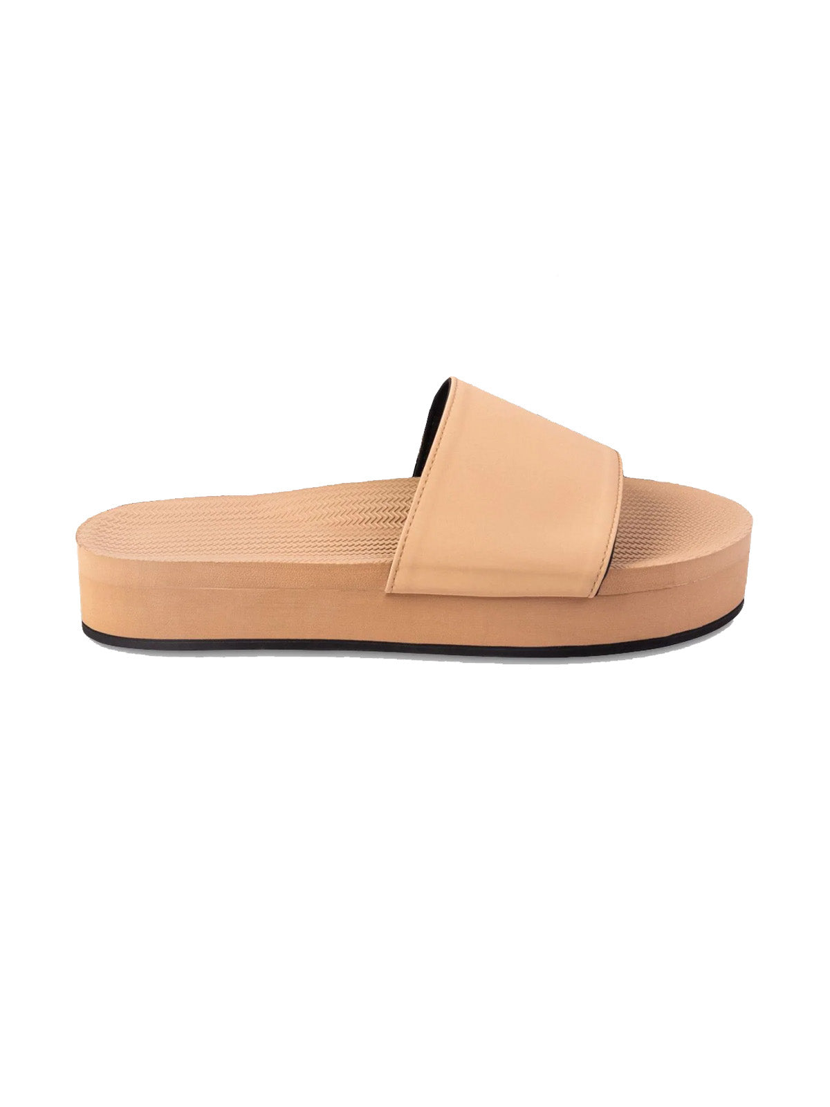 Indosole Womens Sandals Platform Slides Soil Light