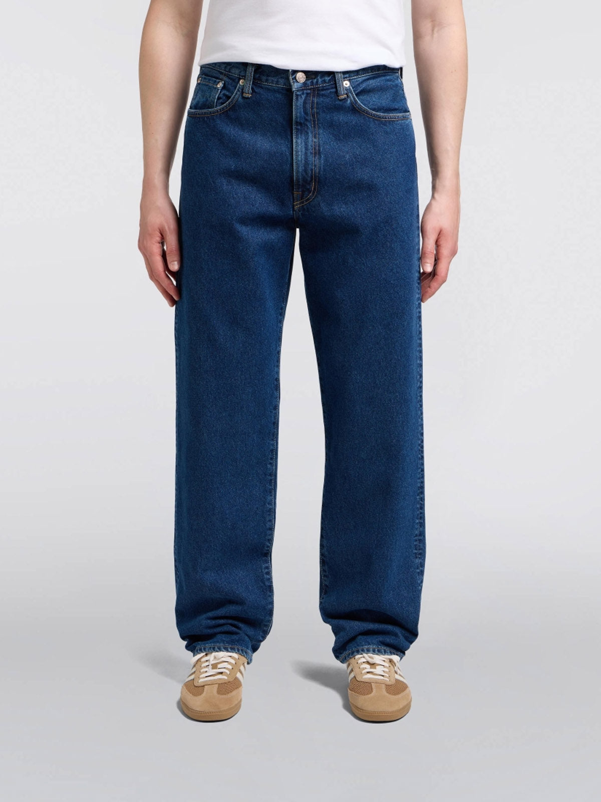Edwin 12.5oz Kaihara Loose Fit Blue Mid Used L32