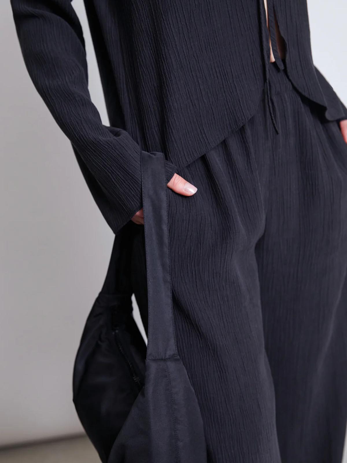 Jan 'n June Crincle Pants Hava Black