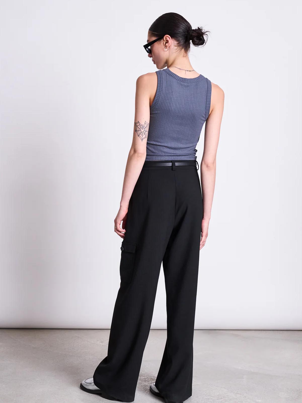 Jan 'n June Porto Rib Tank Top Turbulence