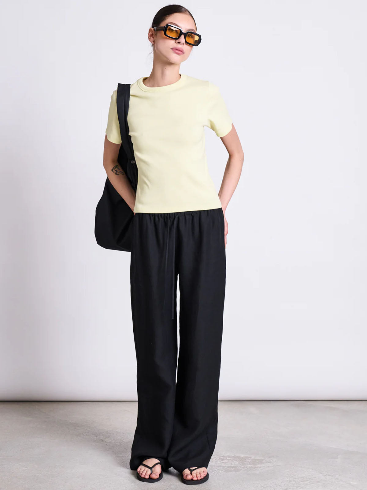 Jan 'n June Rib T-Shirt Nile Jasmine