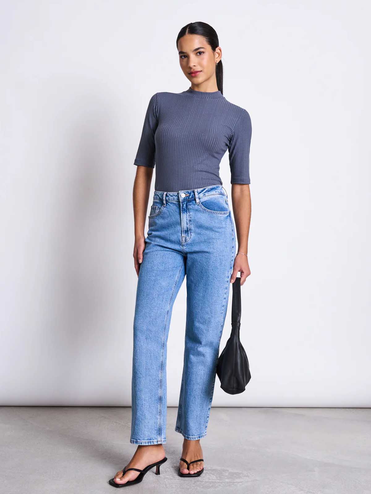 Jan 'n June Rib T-Shirt Nina Turbulence