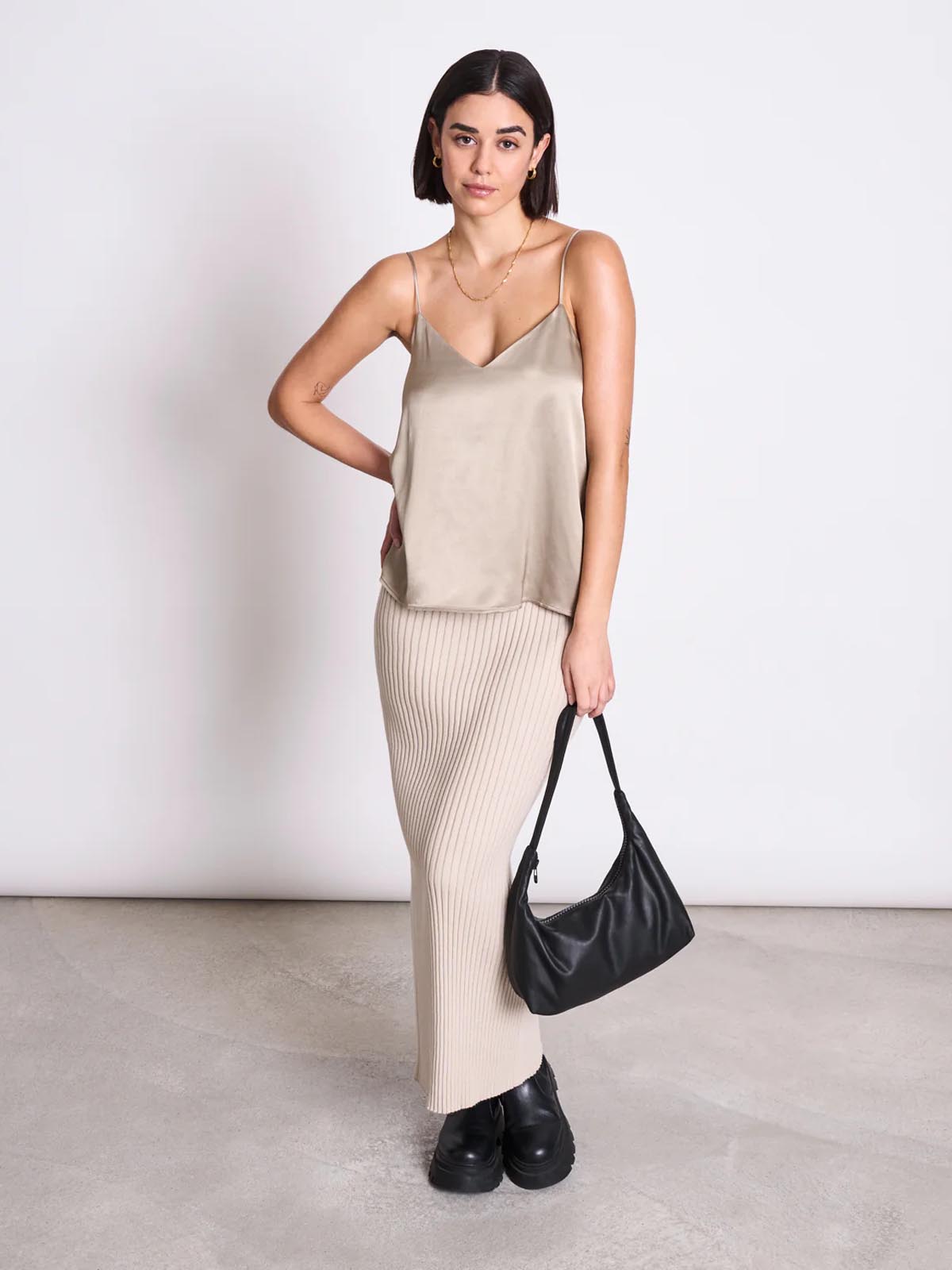 Jan 'n June Top Maude Silver Grey