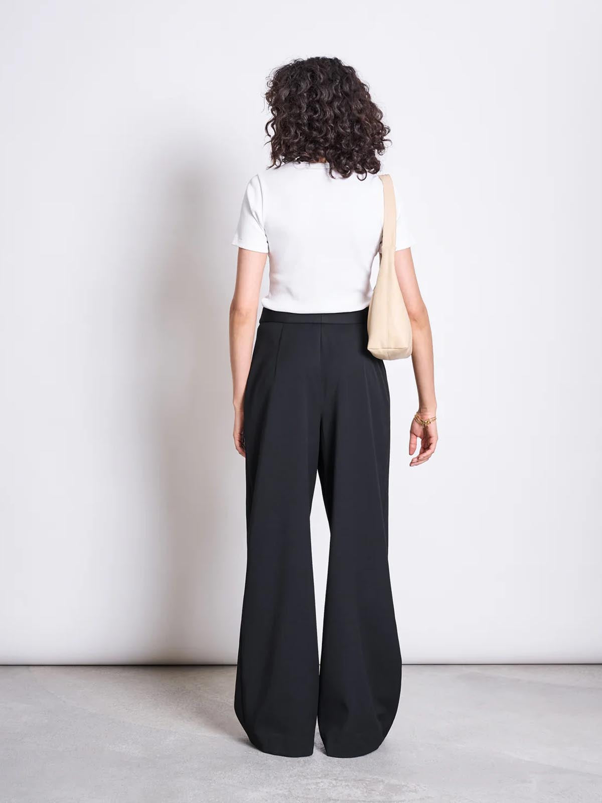 Jan 'n June Wide Pants Giza Black