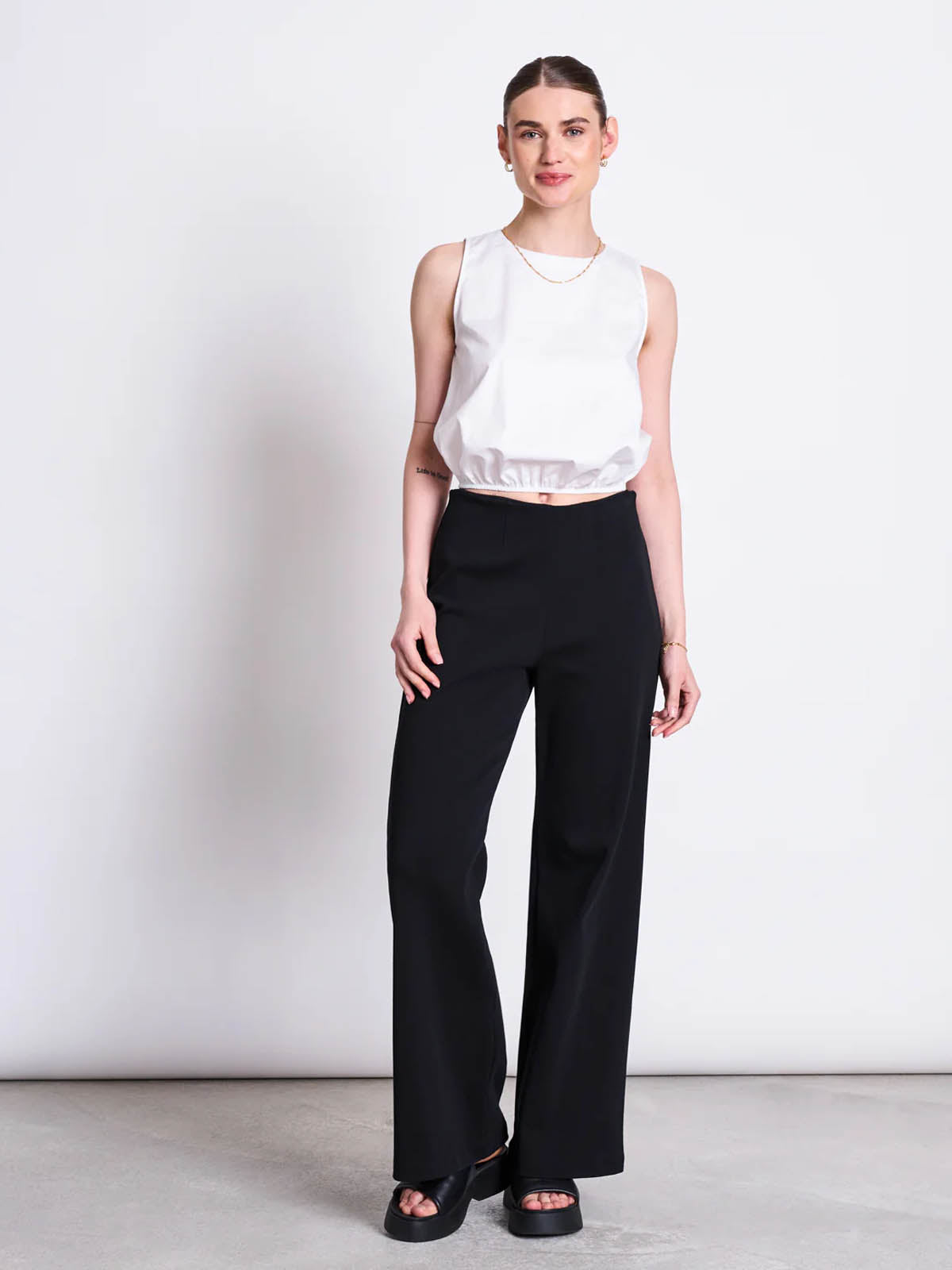 Jan 'n June Wide Pants Kohra Black
