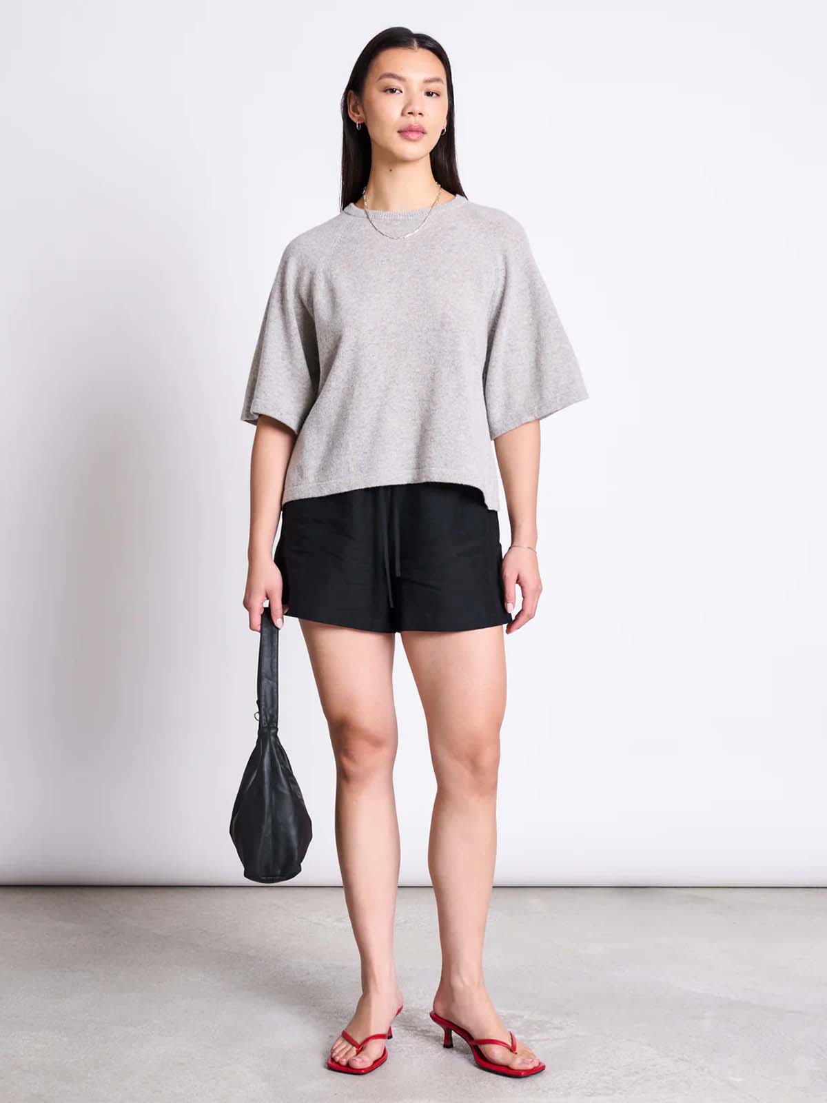 Jan 'n June Wool Knit Shirt Fryd Light Grey