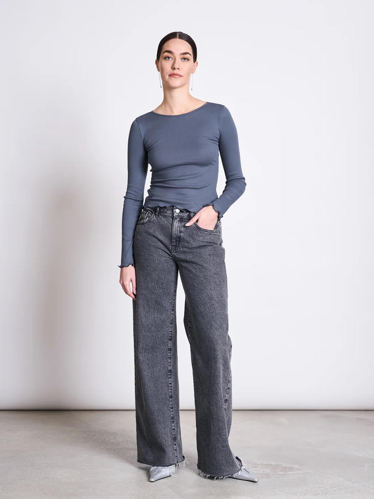 Jan 'n June Aversa Minirib Longsleeve Turbulence