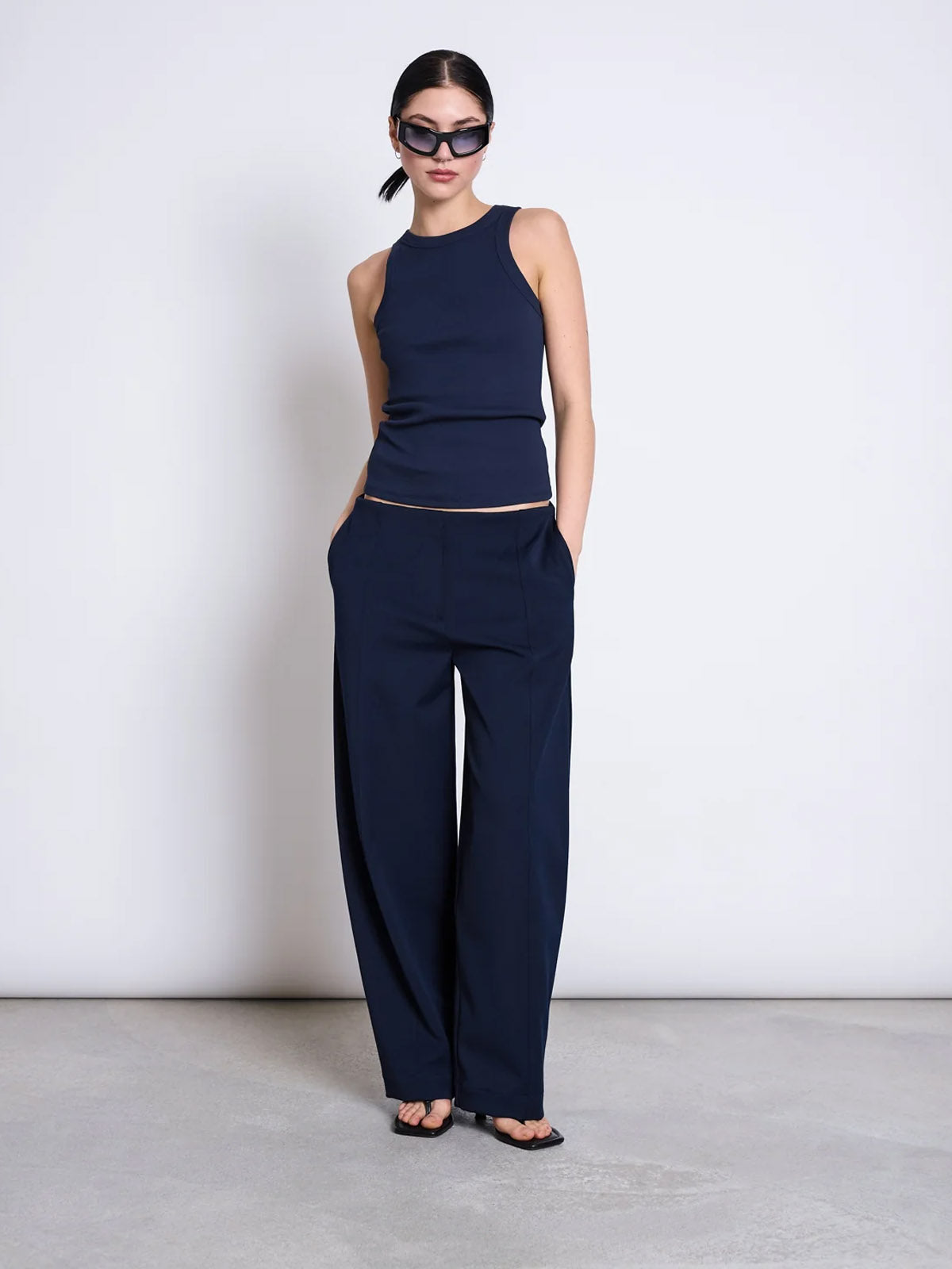Jan 'n June Barrel Leg Pants Juny Nightfall